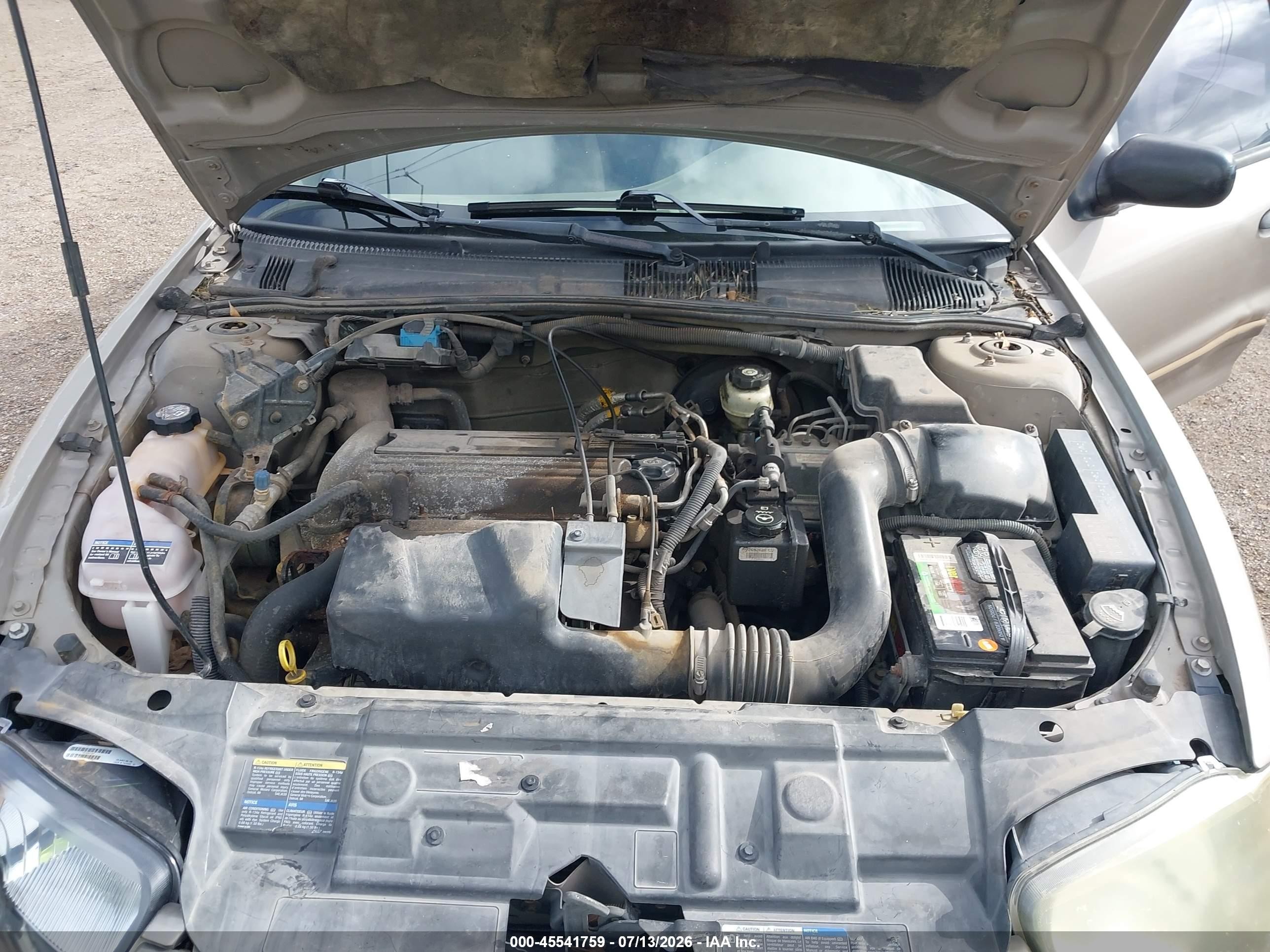 2003 Chevrolet Cavalier   Gold vin: 1G1JC52F037101490