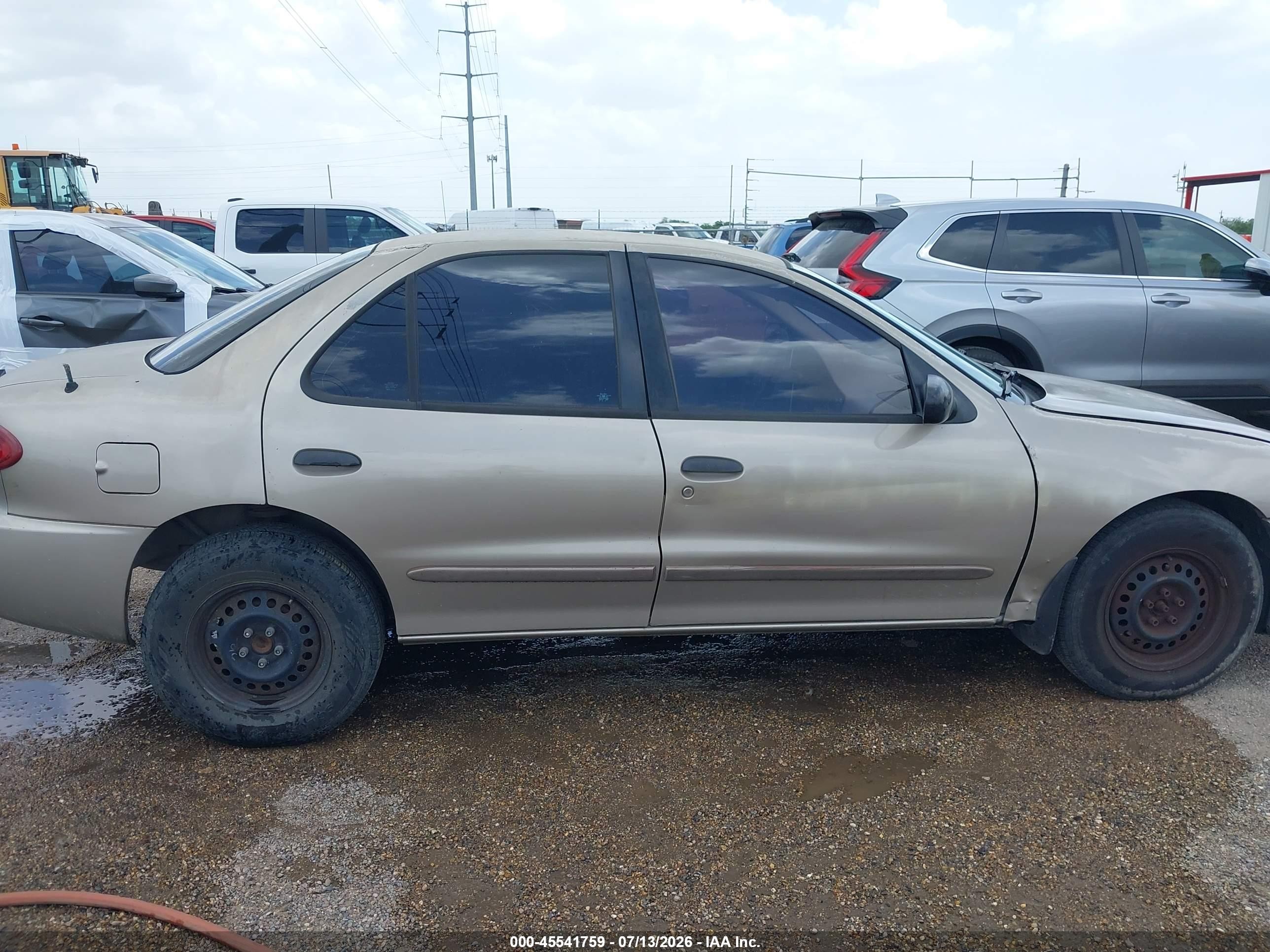 2003 Chevrolet Cavalier   Gold vin: 1G1JC52F037101490