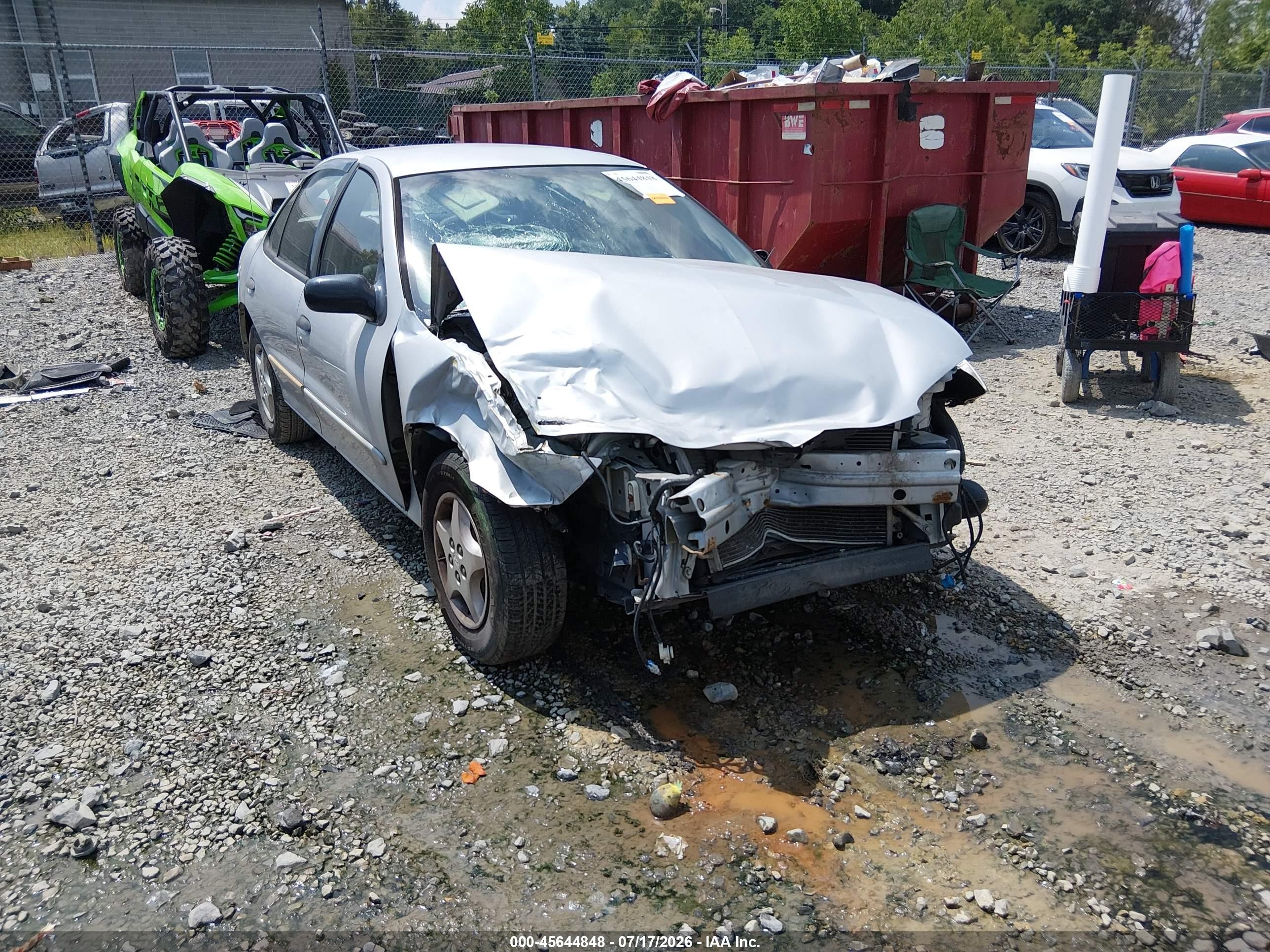 2005 Chevrolet Cavalier   Серебряный vin: 1G1JC52F057205688