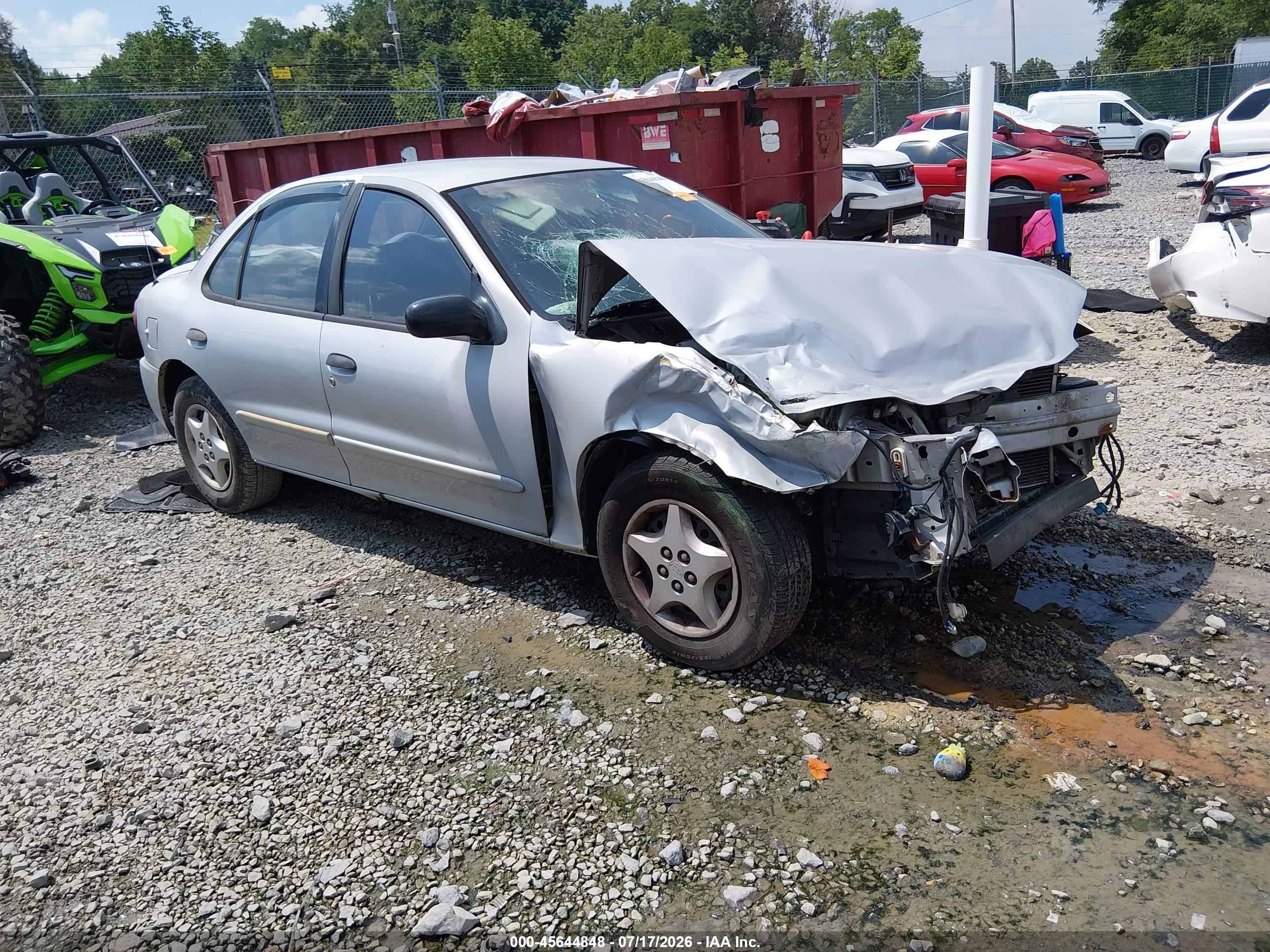 2005 Chevrolet Cavalier   Серебряный vin: 1G1JC52F057205688
