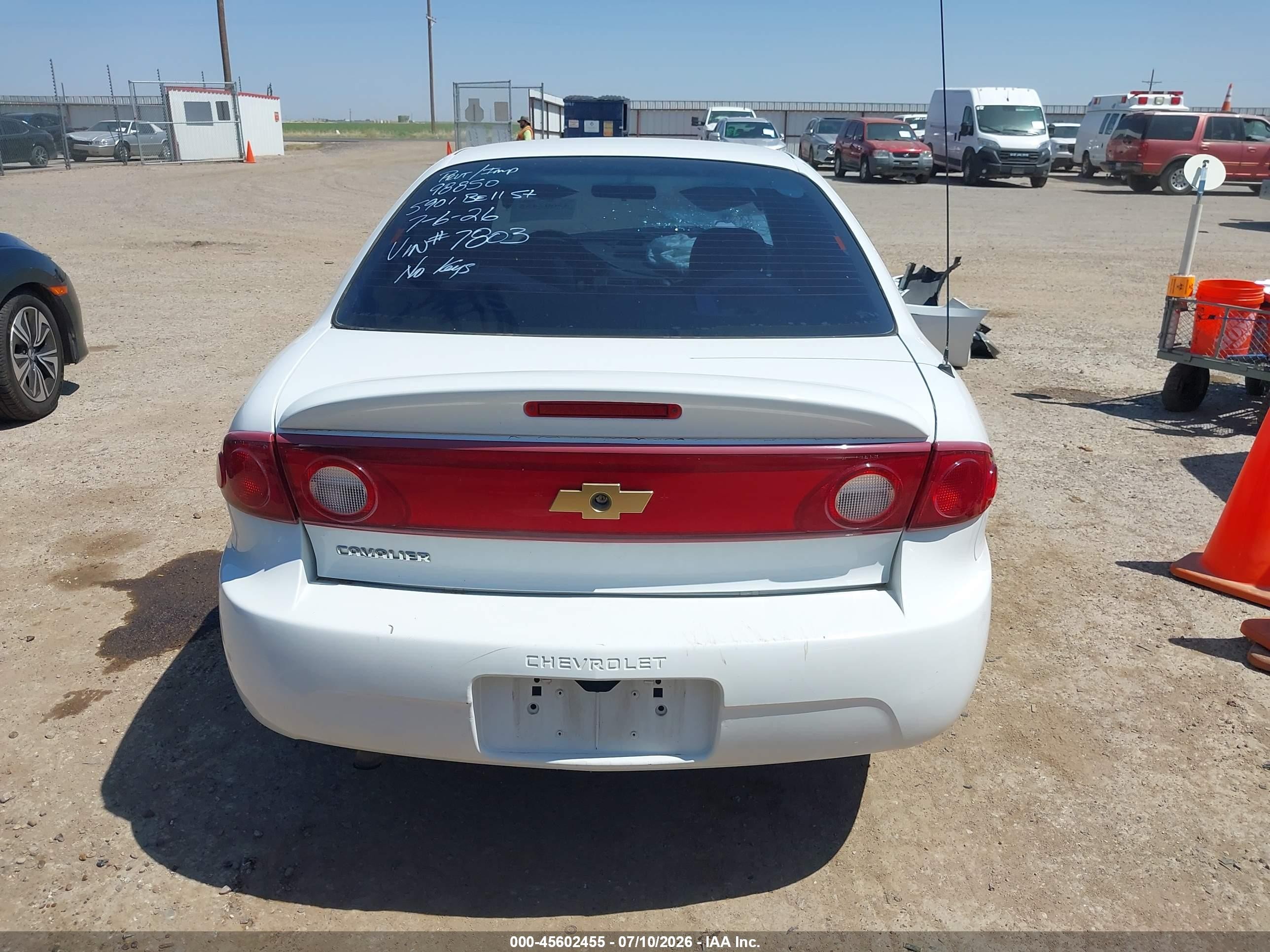 2005 Chevrolet Cavalier   Белый vin: 1G1JC52F157147803