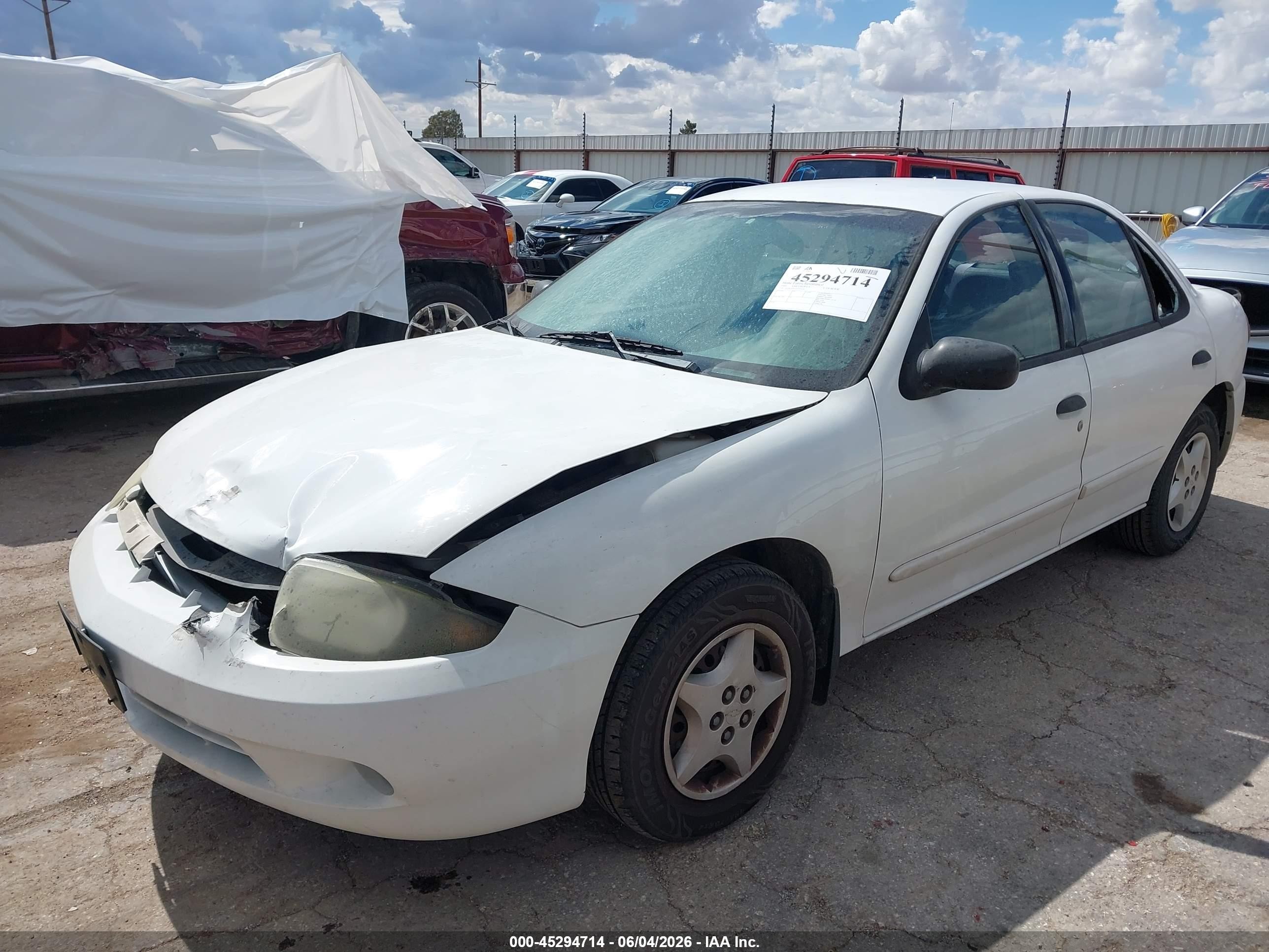 2005 Chevrolet Cavalier   Белый vin: 1G1JC52F357175179