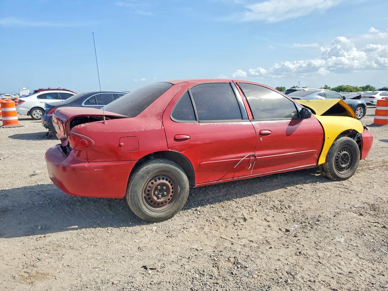 2003 Chevrolet Cavalier Red vin: 1G1JC52F437283209