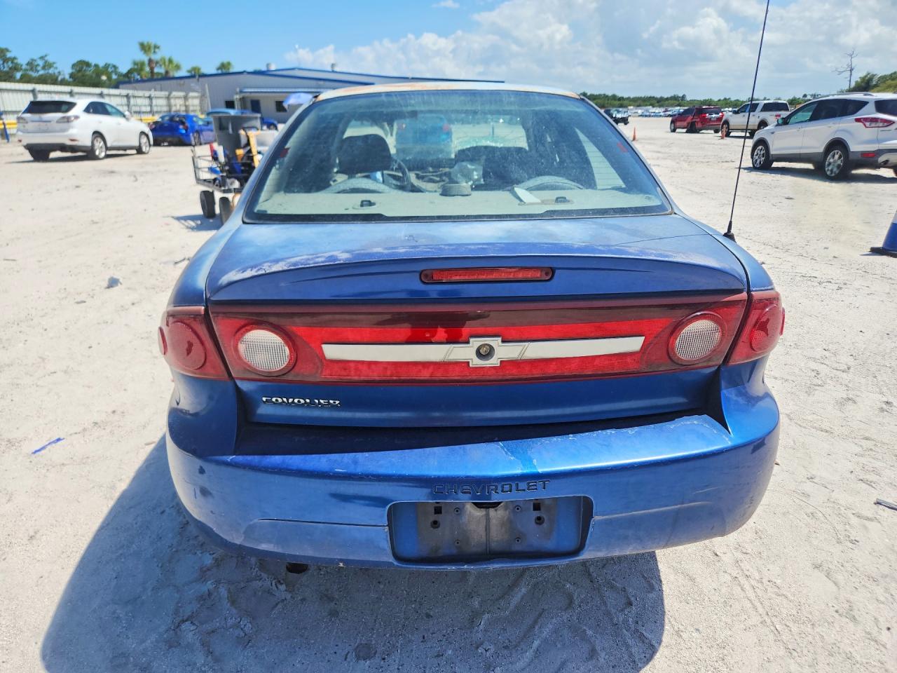 2003 Chevrolet Cavalier Blue vin: 1G1JC52F437365392