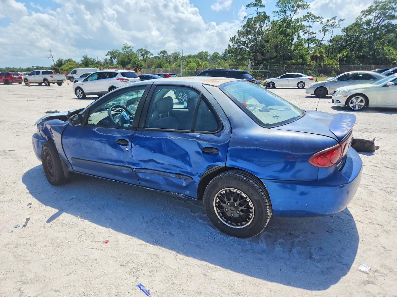 2003 Chevrolet Cavalier Blue vin: 1G1JC52F437365392