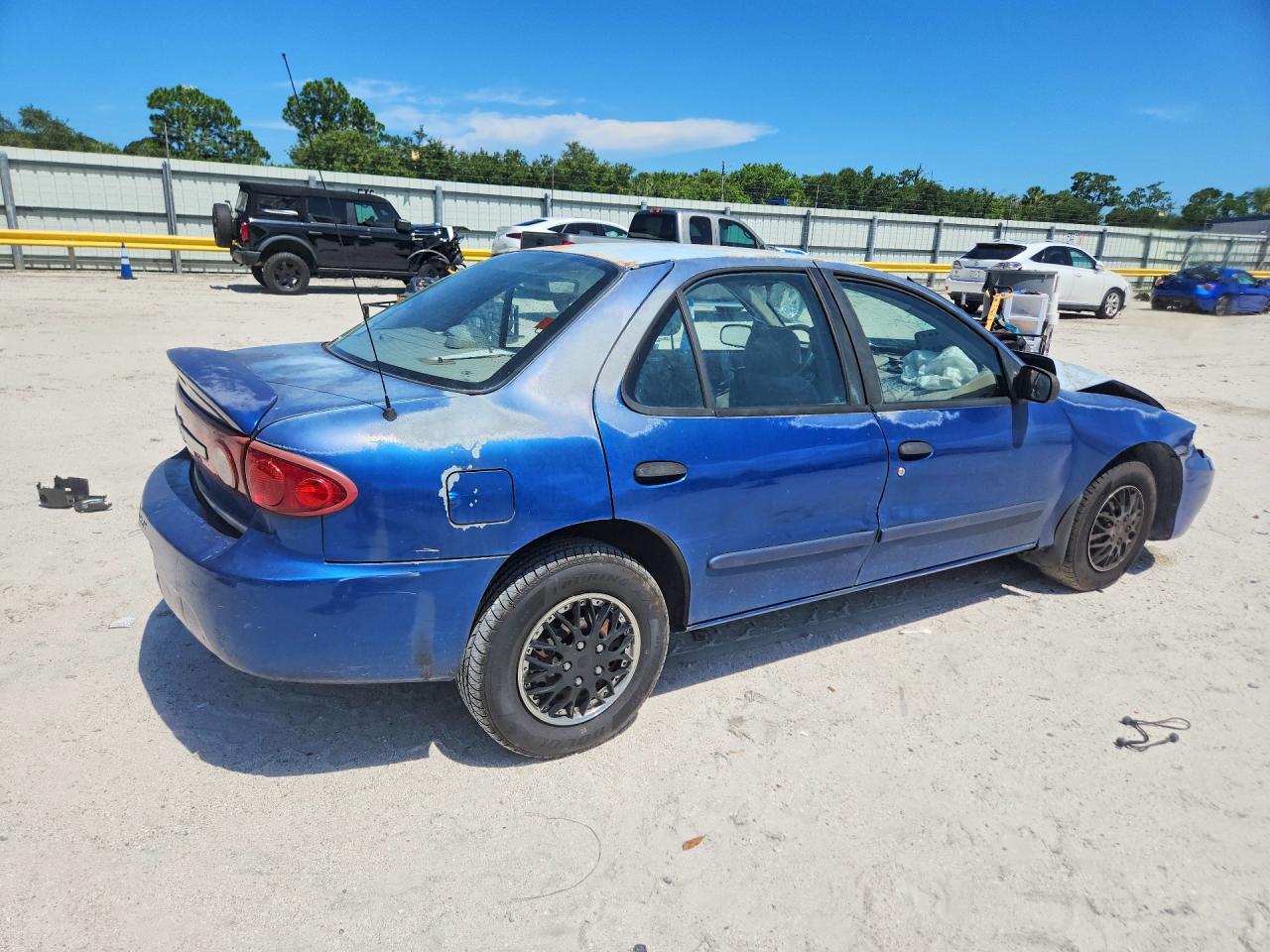 2003 Chevrolet Cavalier Blue vin: 1G1JC52F437365392