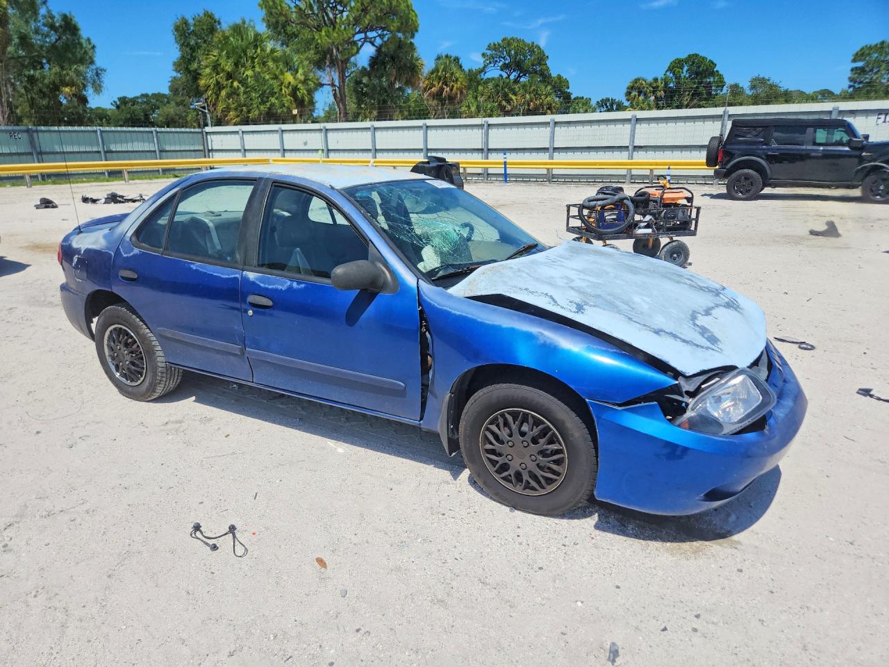 2003 Chevrolet Cavalier Blue vin: 1G1JC52F437365392