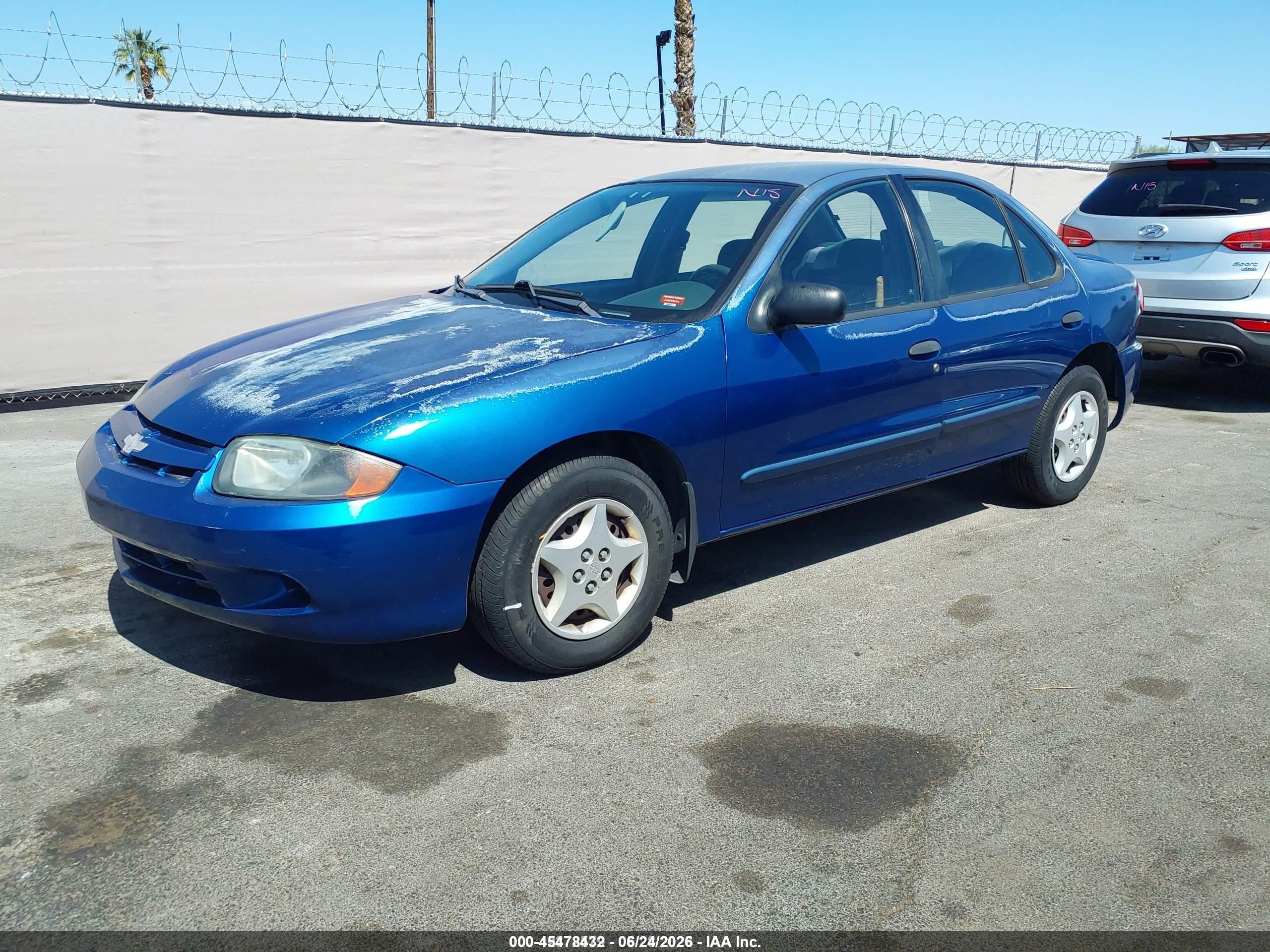 2005 Chevrolet Cavalier   Blue vin: 1G1JC52F457173666