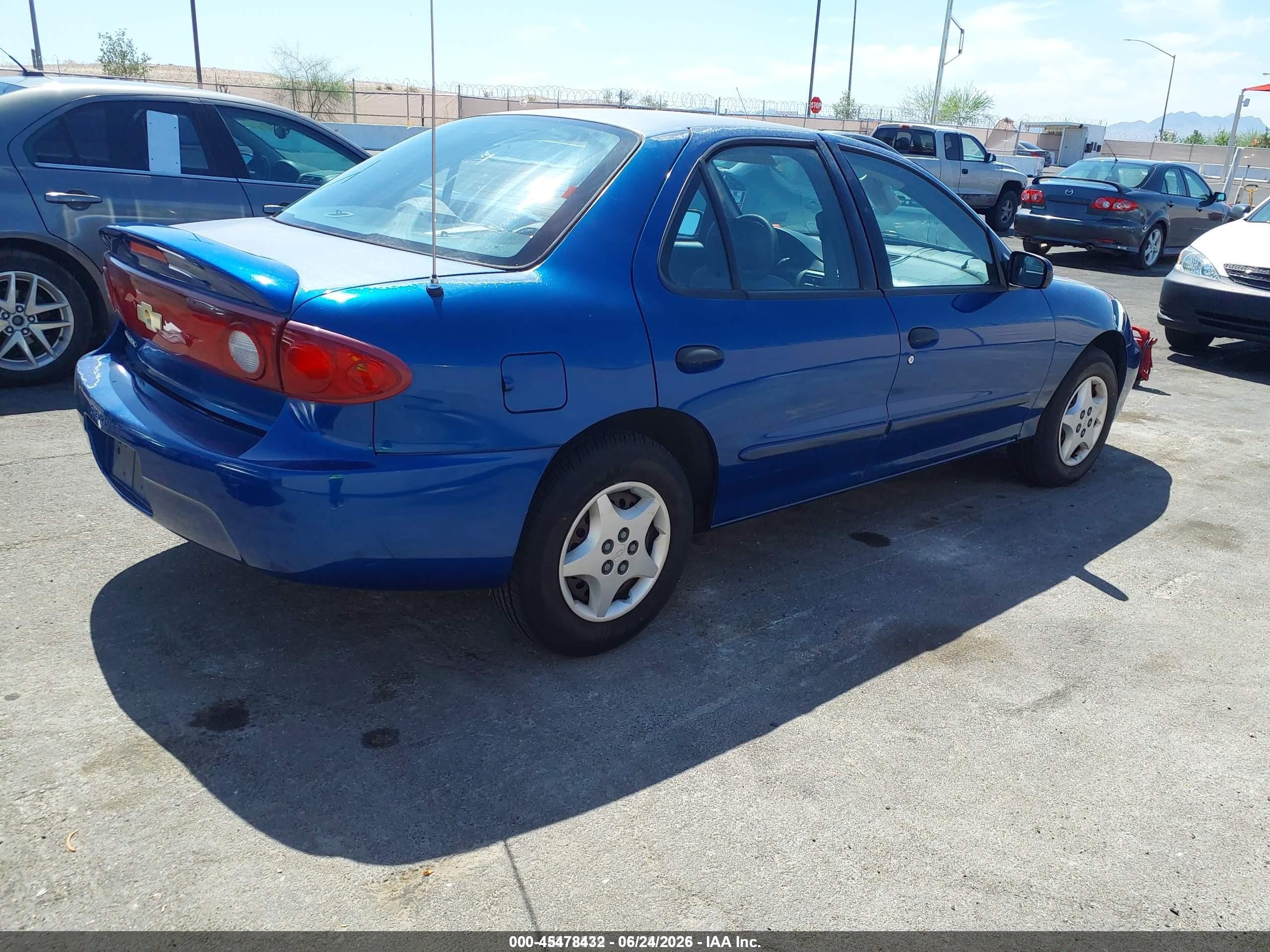2005 Chevrolet Cavalier   Blue vin: 1G1JC52F457173666