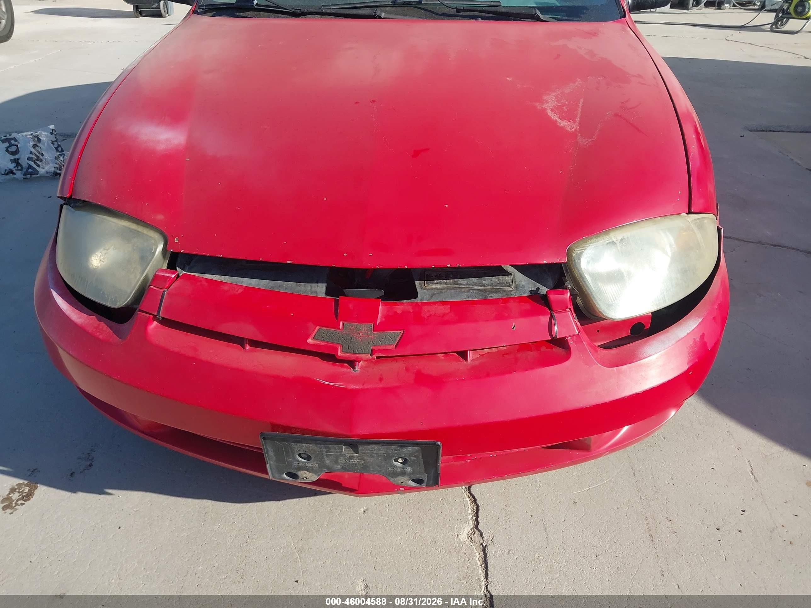 2005 Chevrolet Cavalier   Red vin: 1G1JC52F557174678