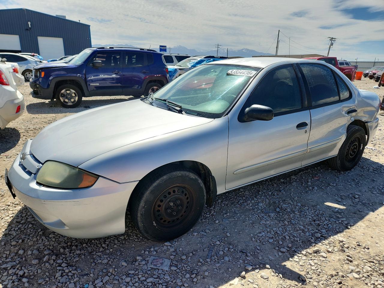 2003 Chevrolet Cavalier Silver vin: 1G1JC52F637123414