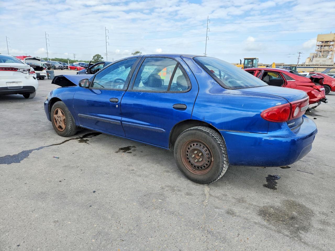 2003 Chevrolet Cavalier Blue vin: 1G1JC52F637290601