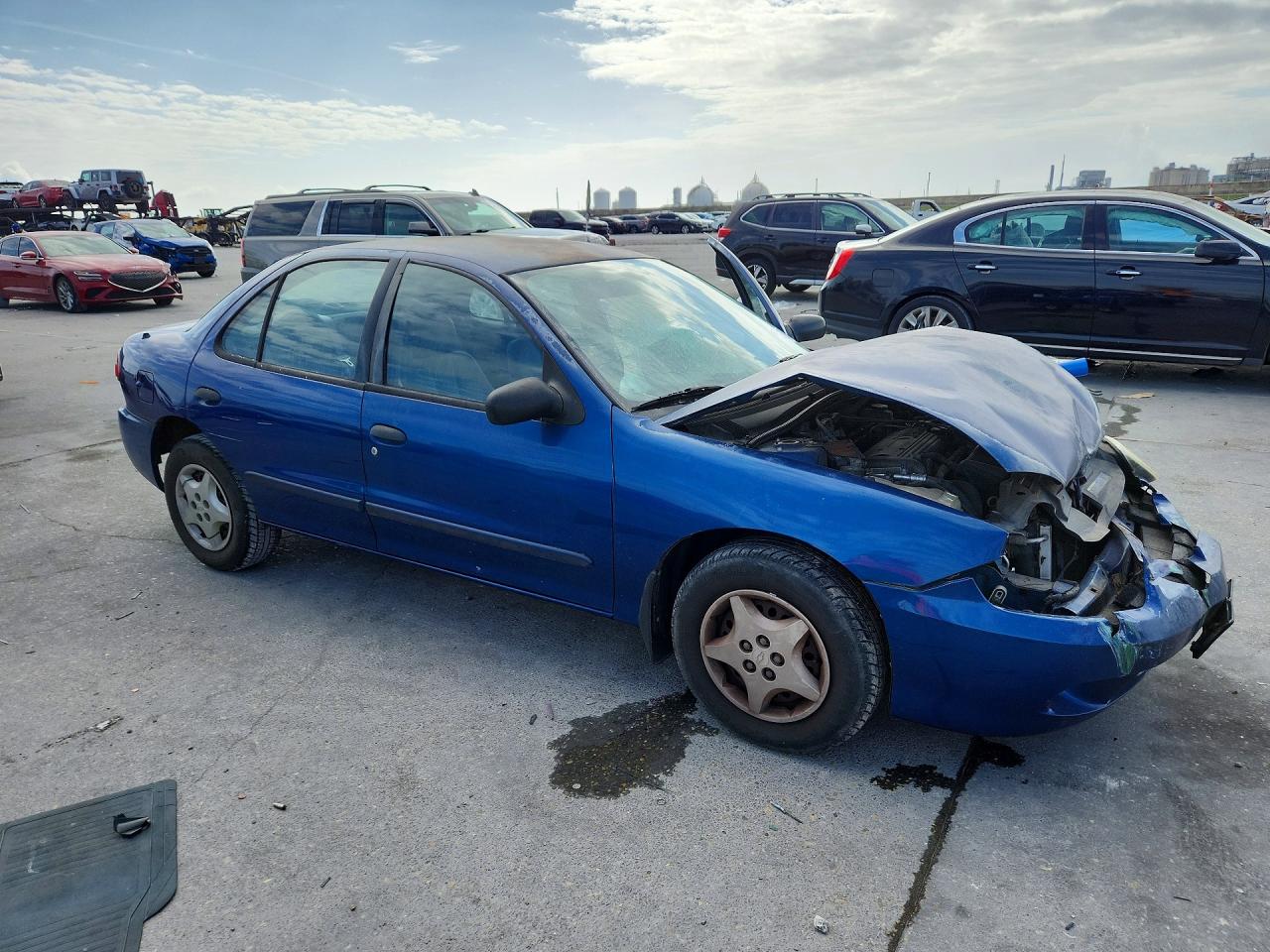 2003 Chevrolet Cavalier Blue vin: 1G1JC52F637290601