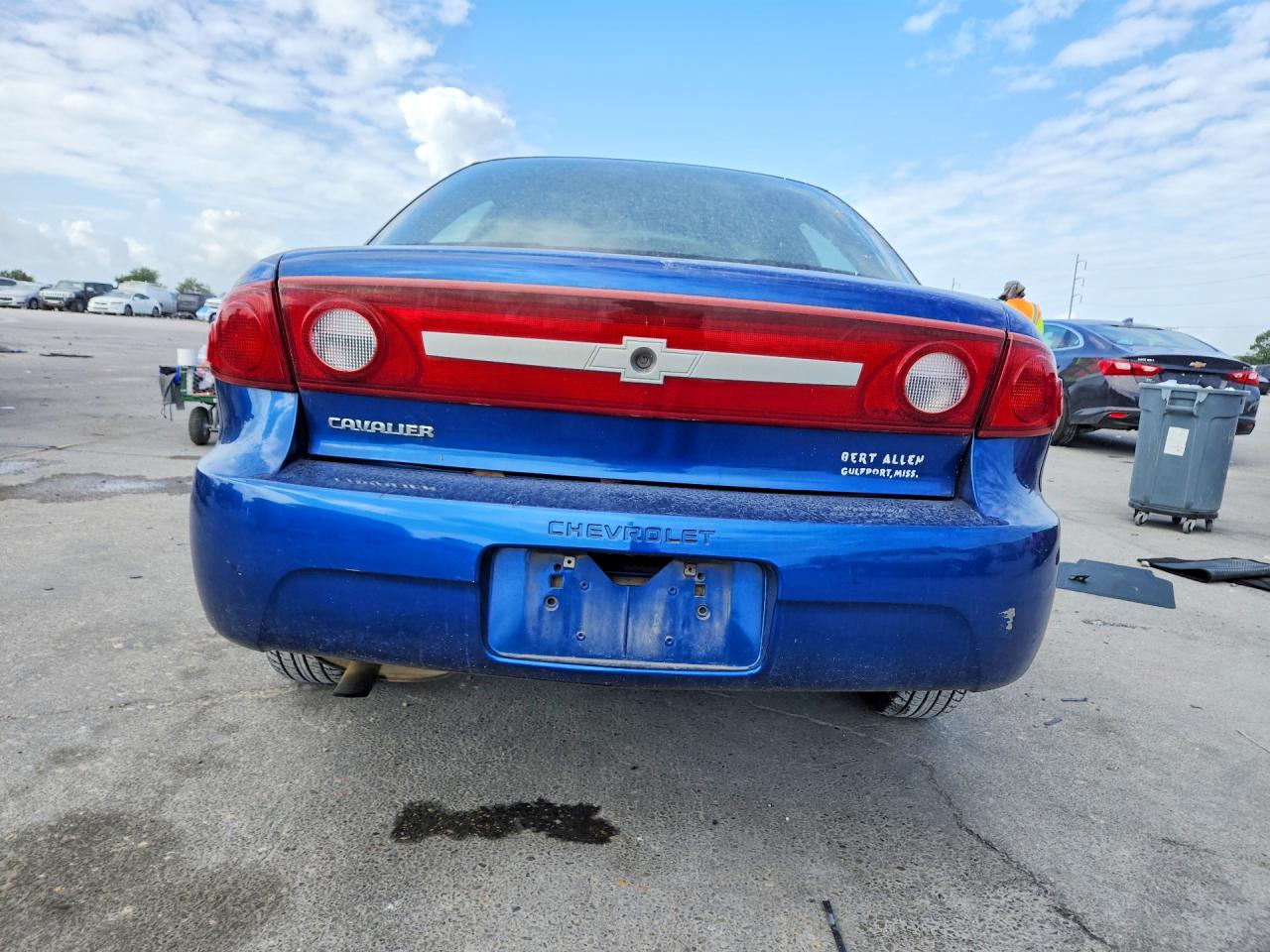 2003 Chevrolet Cavalier Blue vin: 1G1JC52F637290601