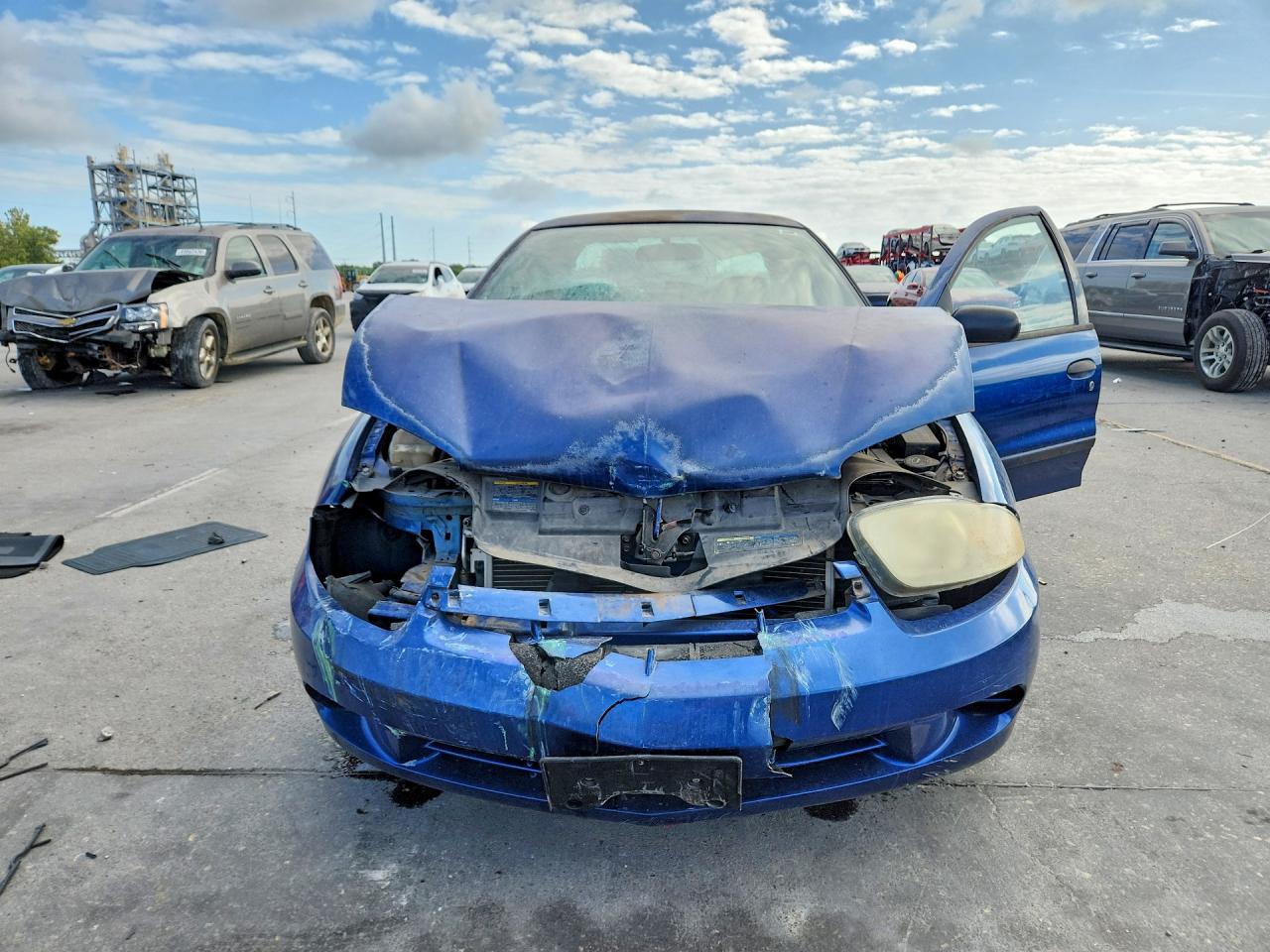 2003 Chevrolet Cavalier Blue vin: 1G1JC52F637290601