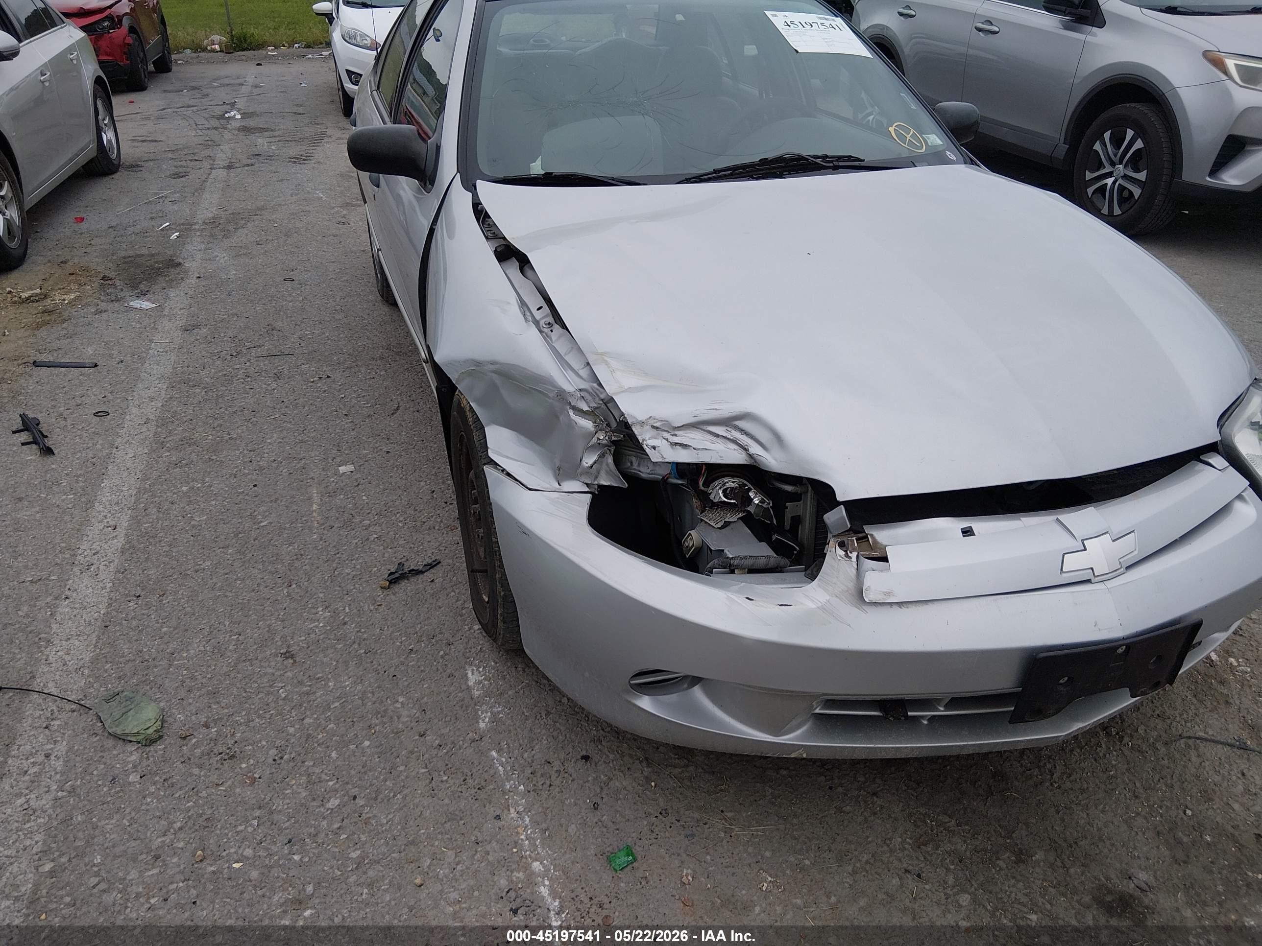 2004 Chevrolet Cavalier   Gray vin: 1G1JC52F647198096