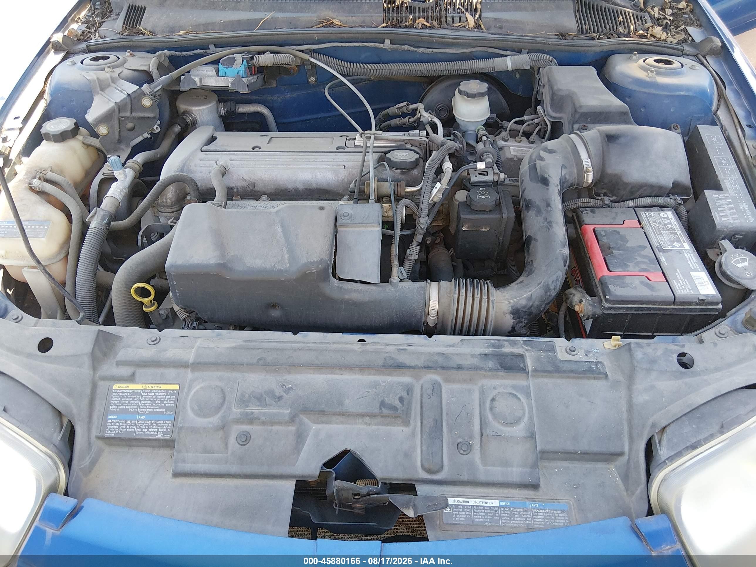 2004 Chevrolet Cavalier   Blue vin: 1G1JC52F647322111