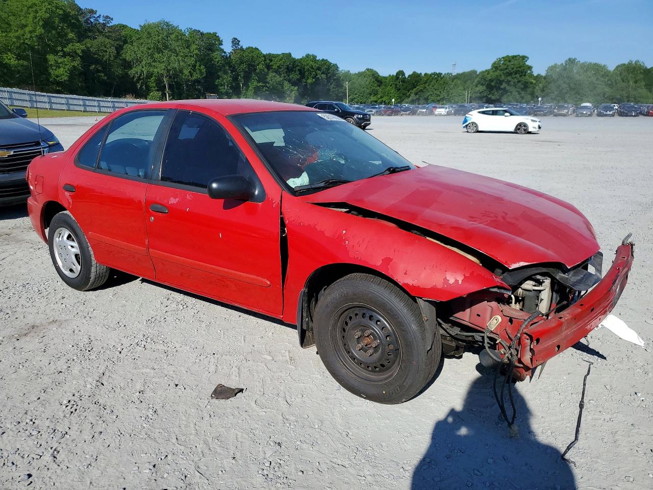 2003 Chevrolet Cavalier Red vin: 1G1JC52F737274827