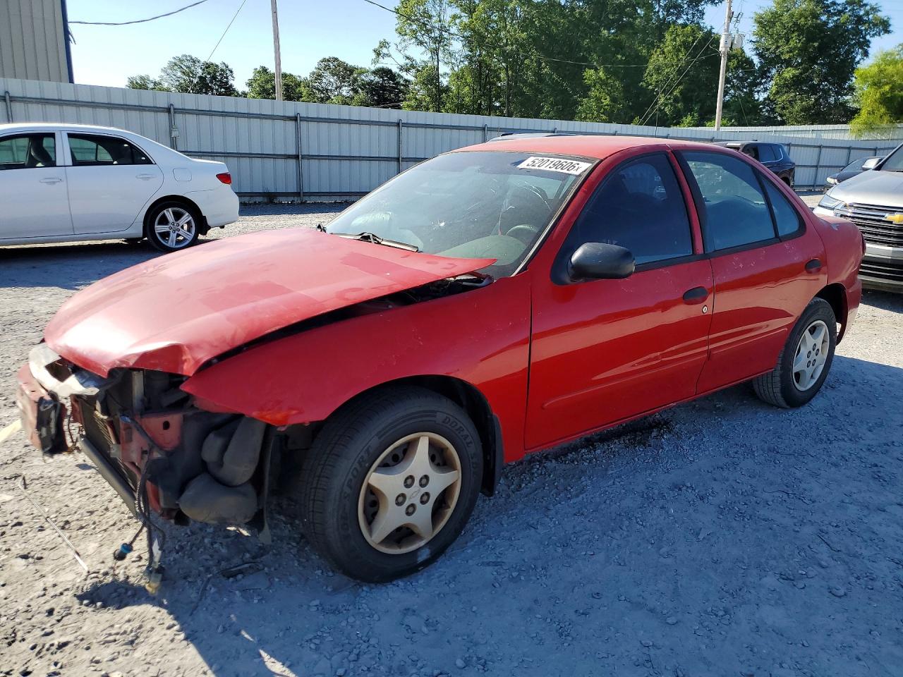 2003 Chevrolet Cavalier Red vin: 1G1JC52F737274827