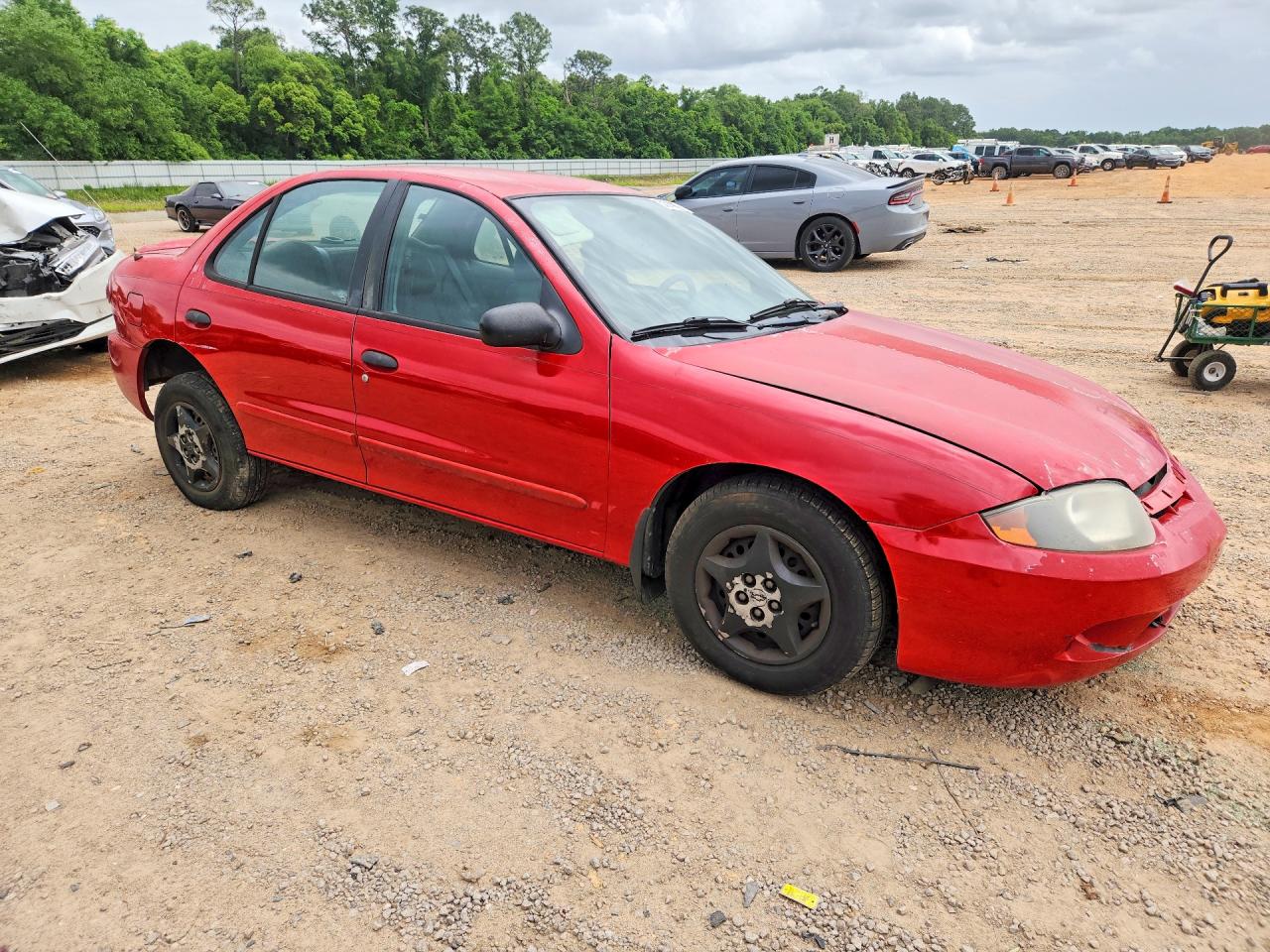 2003 Chevrolet Cavalier Red vin: 1G1JC52F837134897