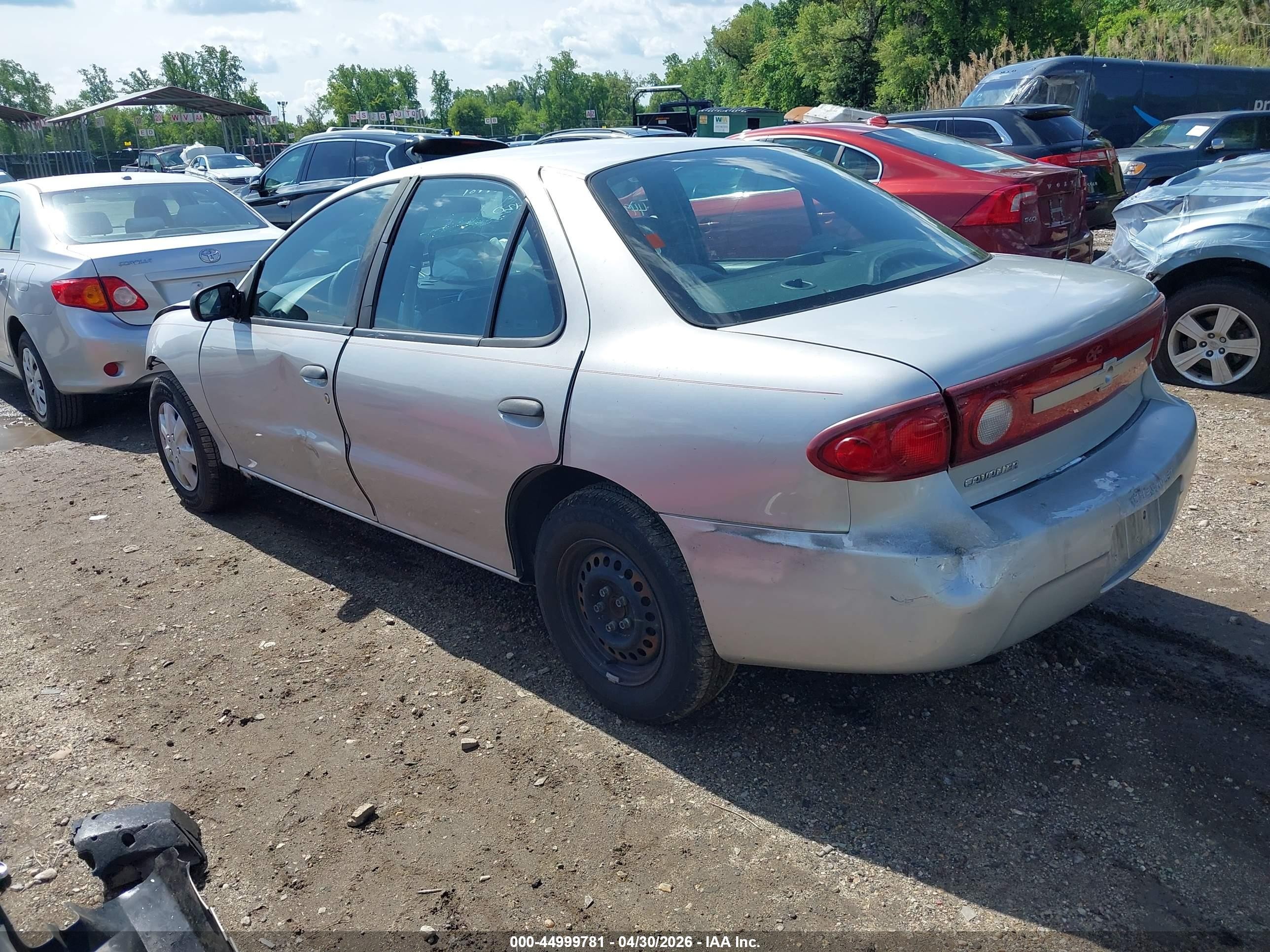 2003 Chevrolet Cavalier   Серебряный vin: 1G1JC52F837141509