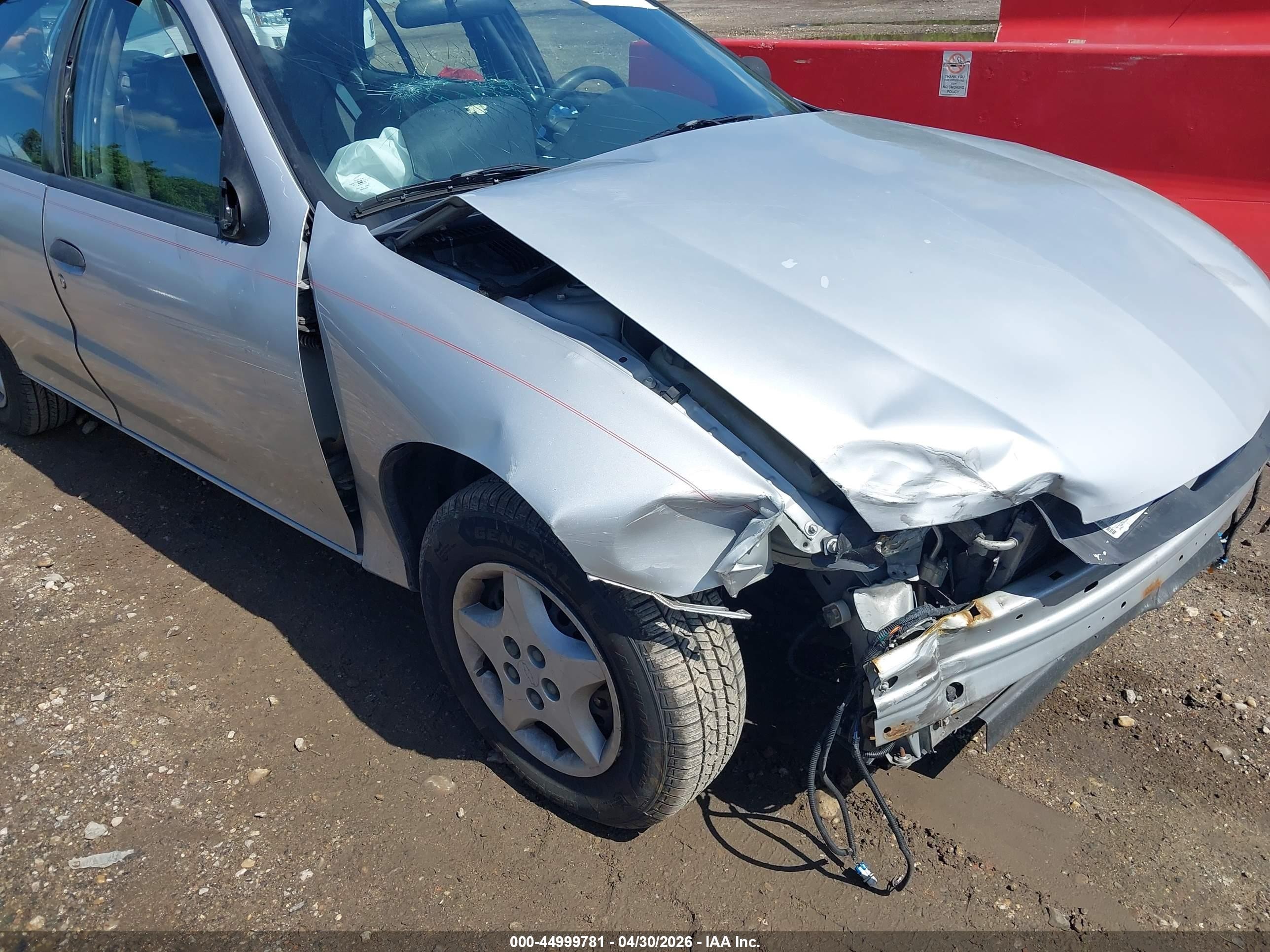 2003 Chevrolet Cavalier   Серебряный vin: 1G1JC52F837141509