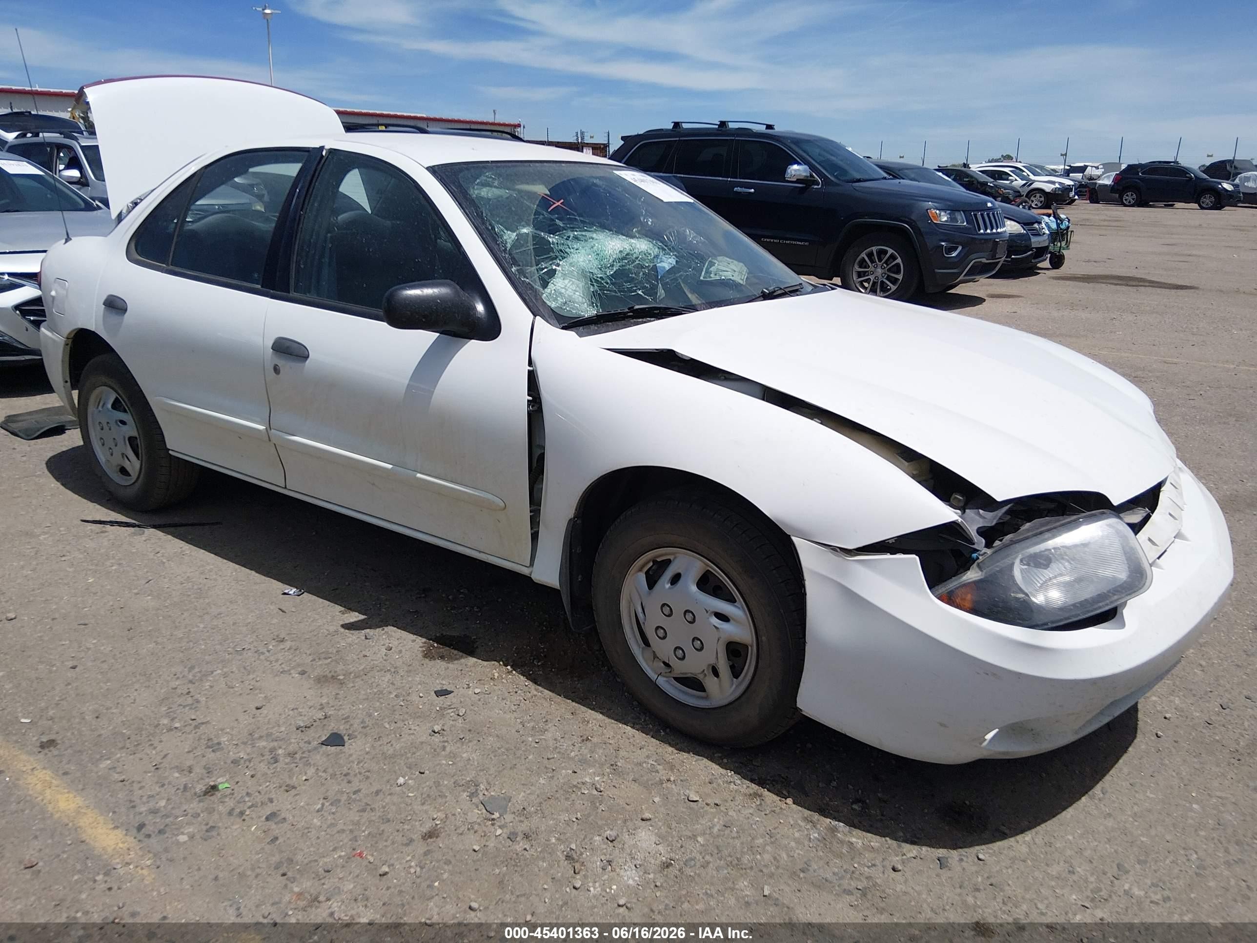 2004 Chevrolet Cavalier   White vin: 1G1JC52F847123559