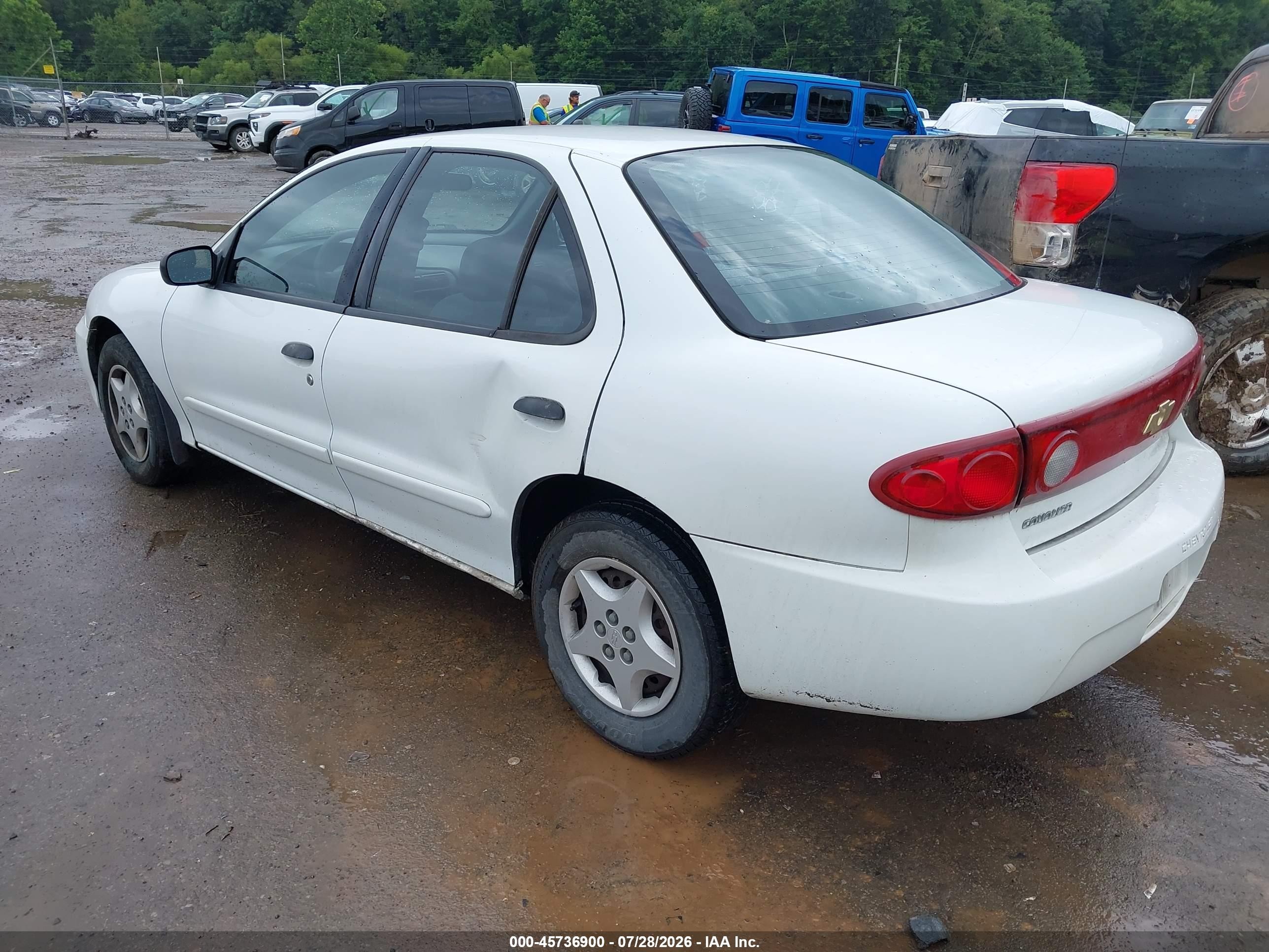 2004 Chevrolet Cavalier   White vin: 1G1JC52F847338357