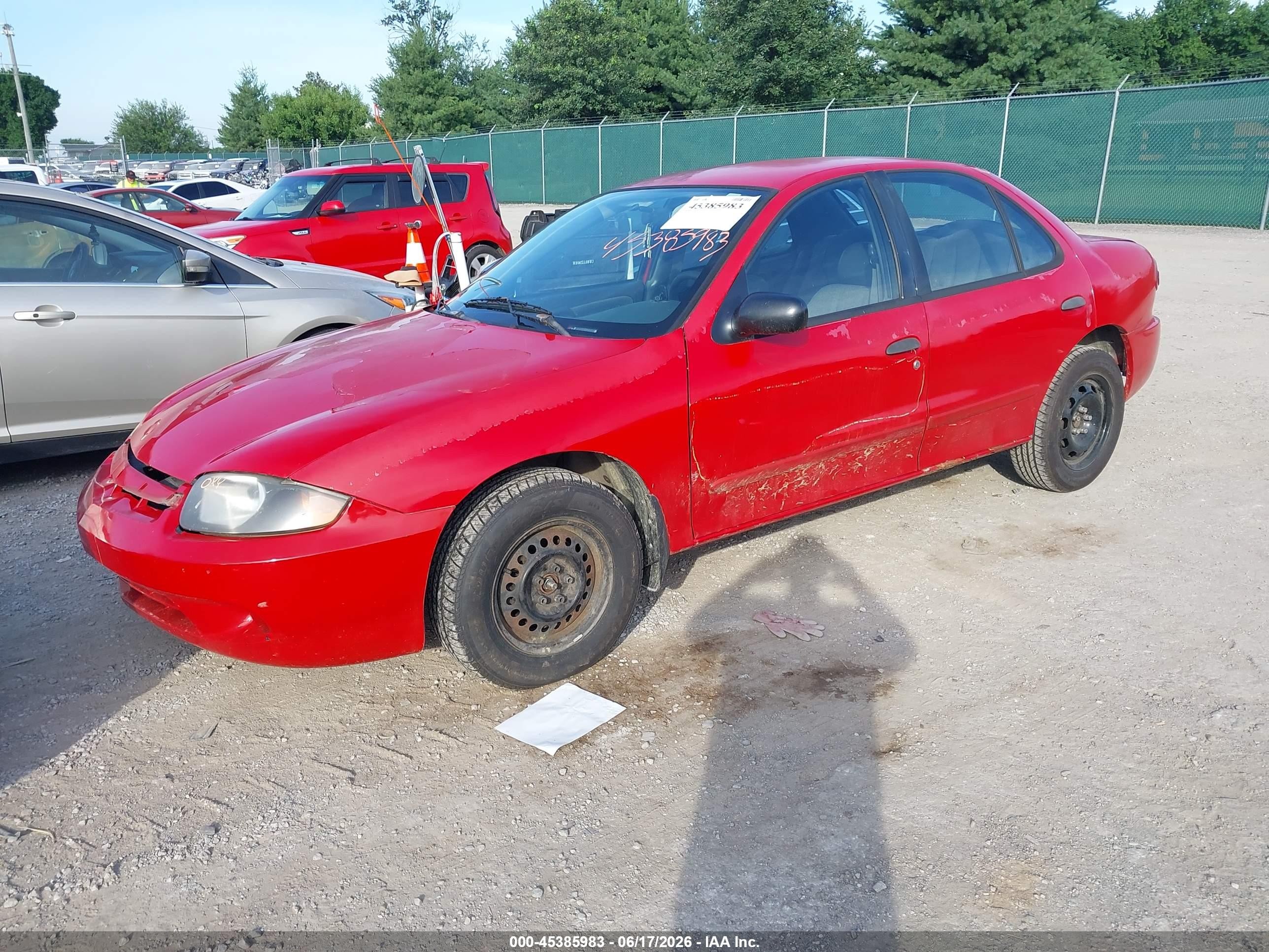 2004 Chevrolet Cavalier   Red vin: 1G1JC52F847365803