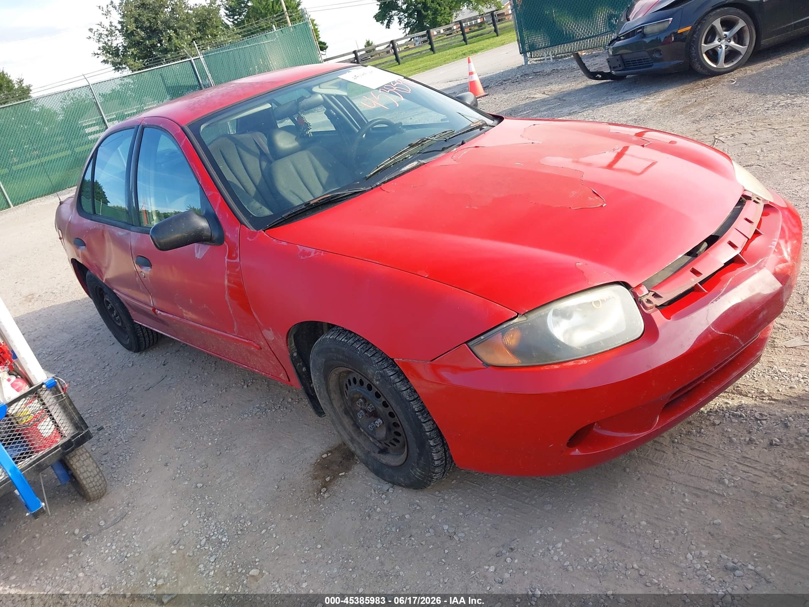 2004 Chevrolet Cavalier   Red vin: 1G1JC52F847365803