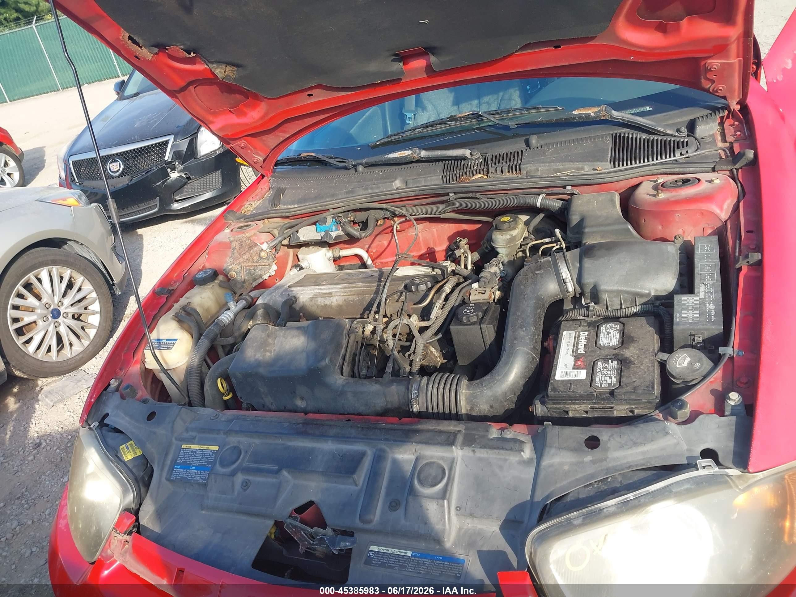 2004 Chevrolet Cavalier   Red vin: 1G1JC52F847365803