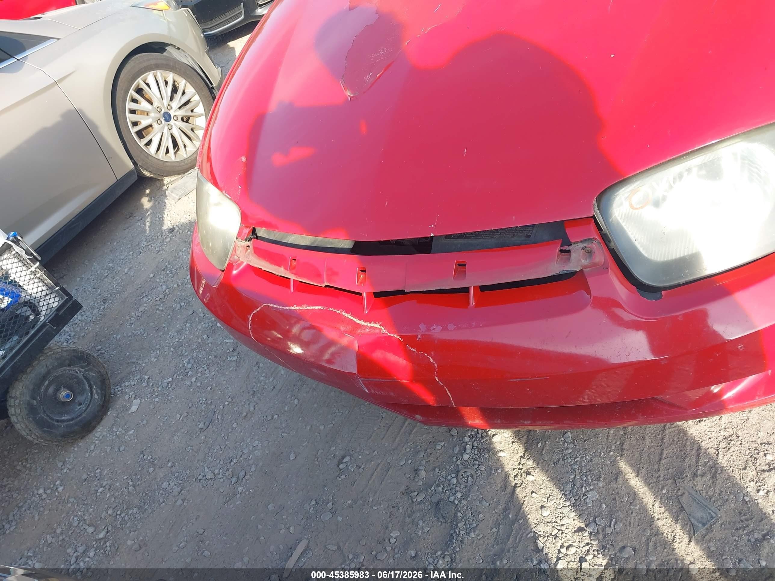 2004 Chevrolet Cavalier   Red vin: 1G1JC52F847365803