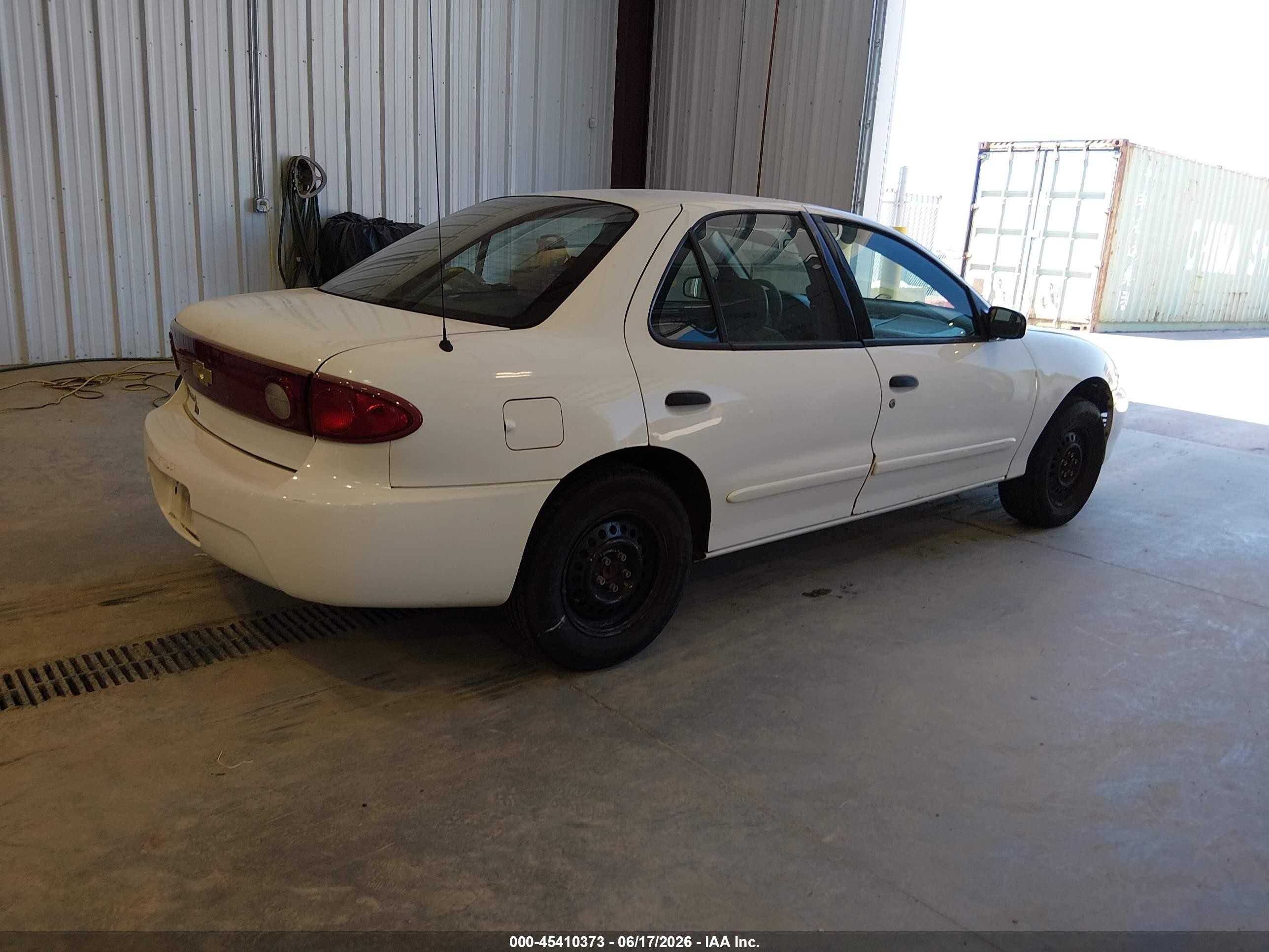 2005 Chevrolet Cavalier   White vin: 1G1JC52F857135647