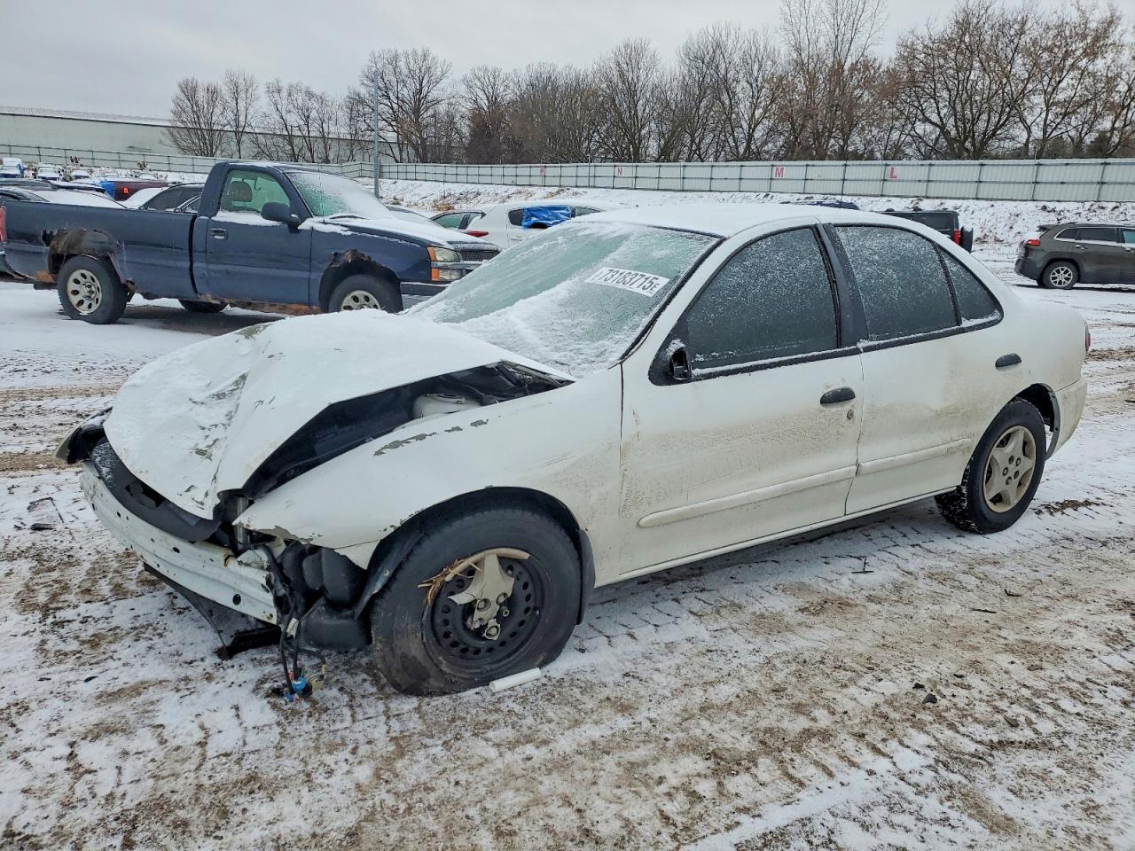 2004 Chevrolet Cavalier White vin: 1G1JC52F947123747
