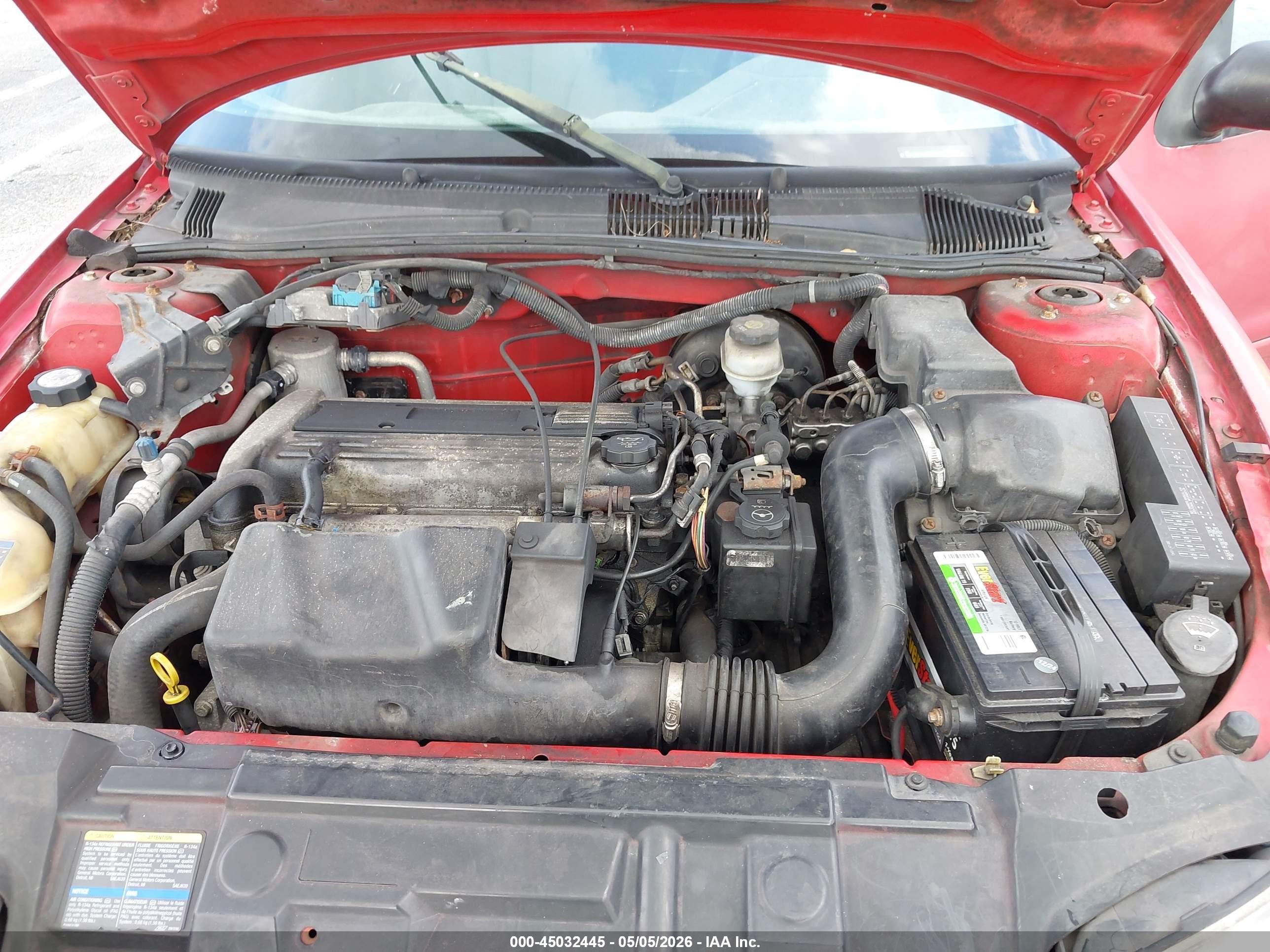 2005 Chevrolet Cavalier   Red vin: 1G1JC52F957193024