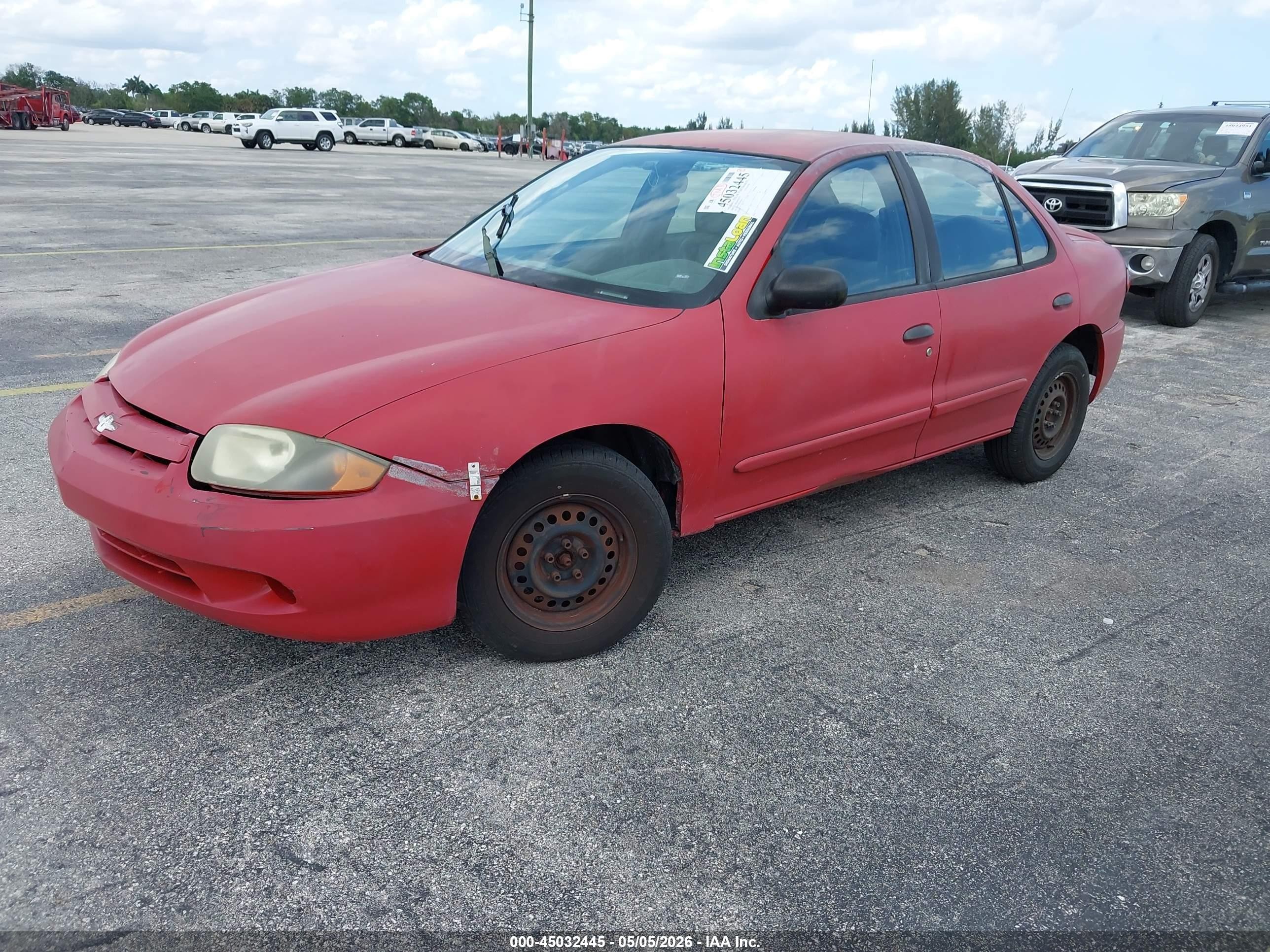 2005 Chevrolet Cavalier   Red vin: 1G1JC52F957193024