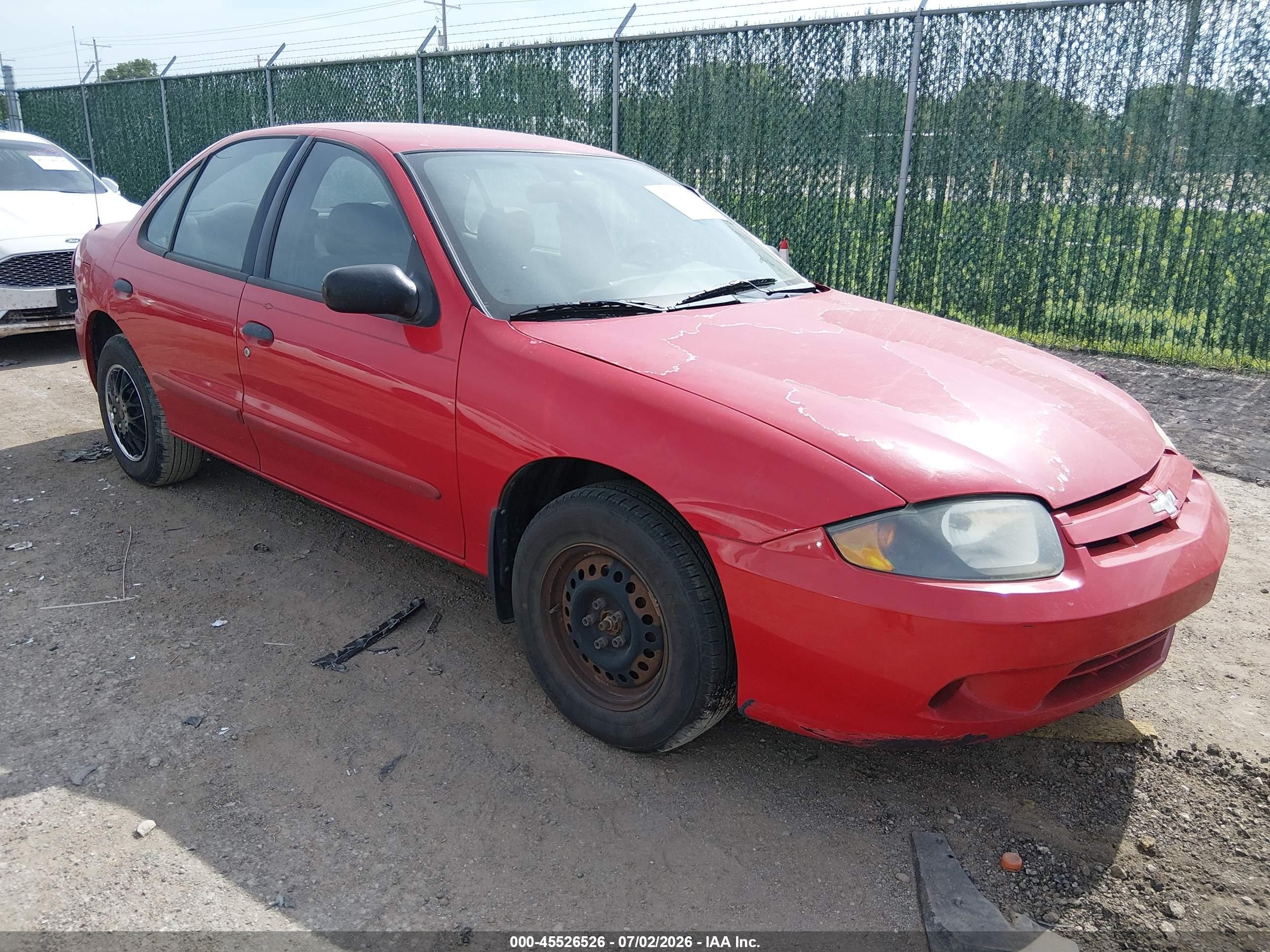 2004 Chevrolet Cavalier   Red vin: 1G1JC52FX47127354
