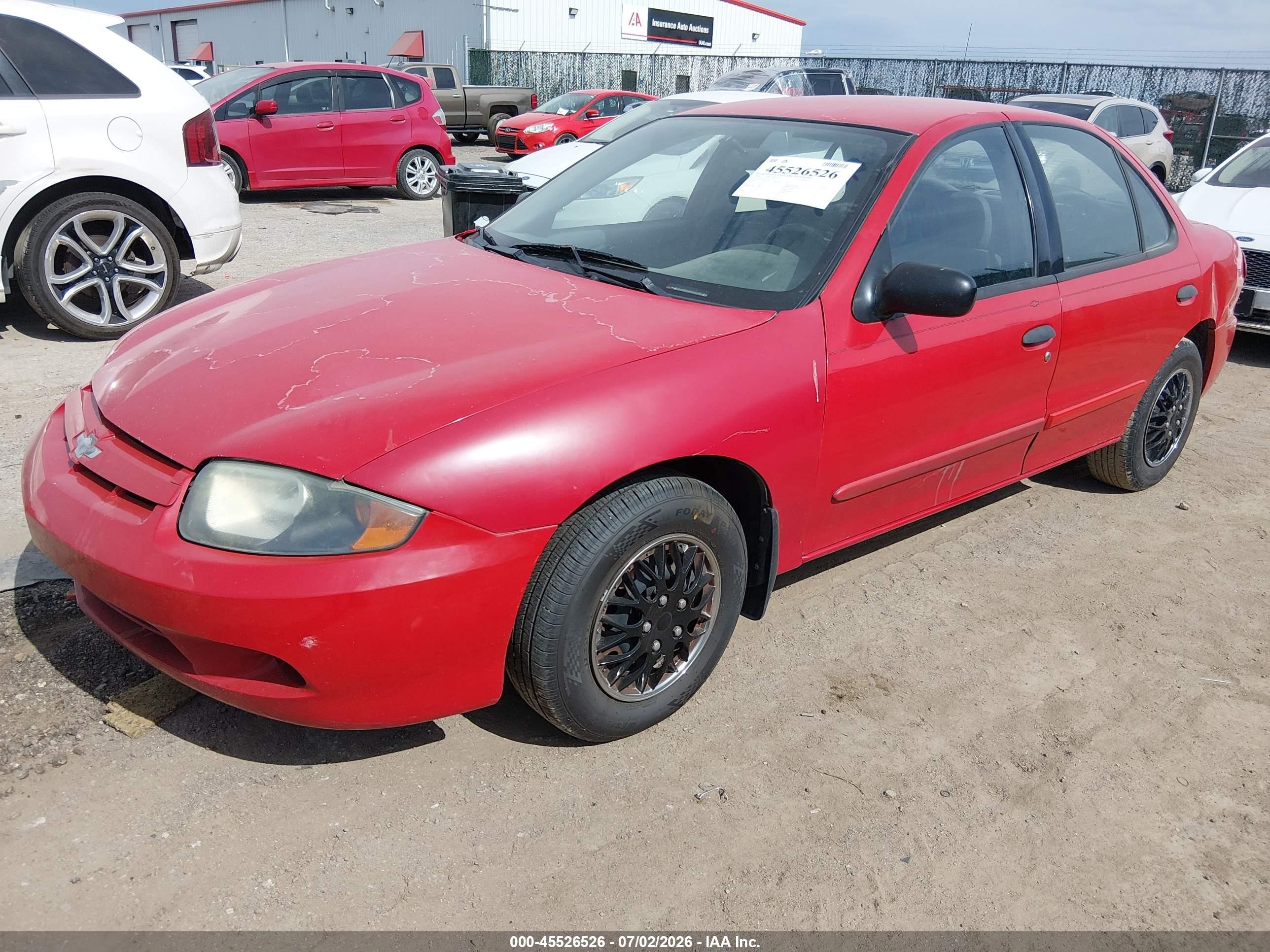 2004 Chevrolet Cavalier   Red vin: 1G1JC52FX47127354
