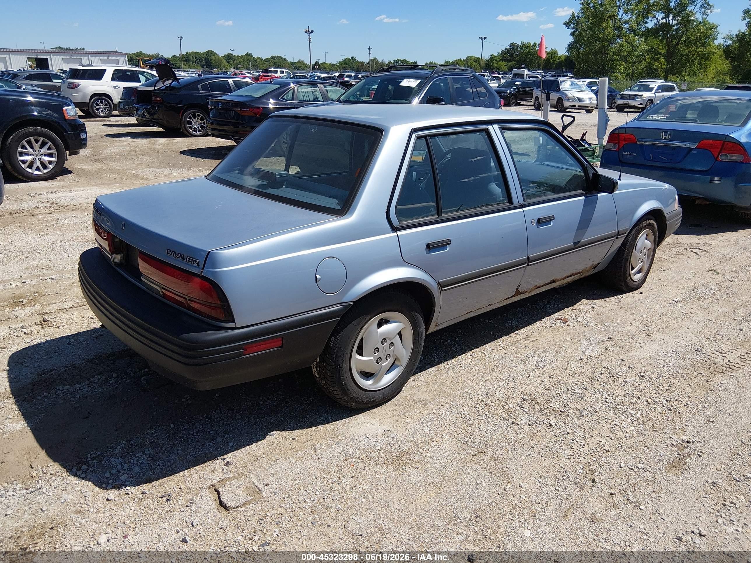 1994 Chevrolet Cavalier Vl/rs Blue vin: 1G1JC5442R7295802