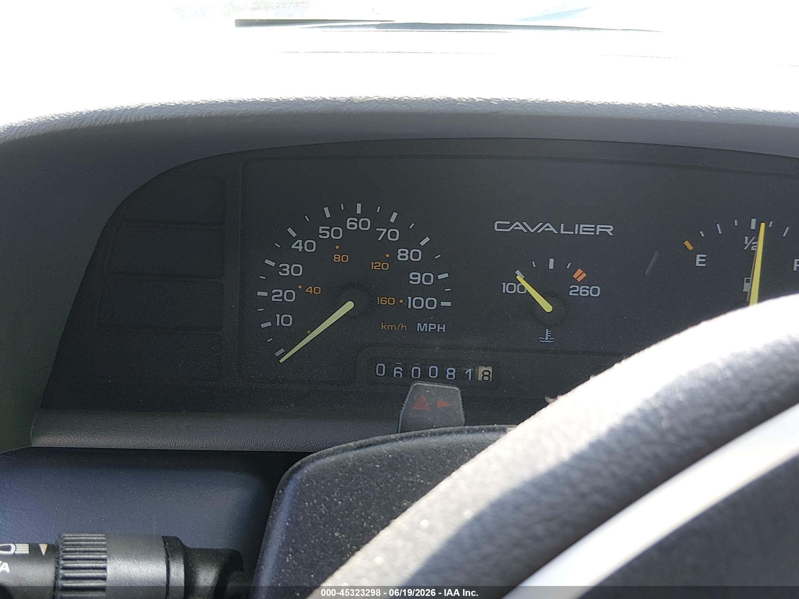 1994 Chevrolet Cavalier Vl/rs Blue vin: 1G1JC5442R7295802