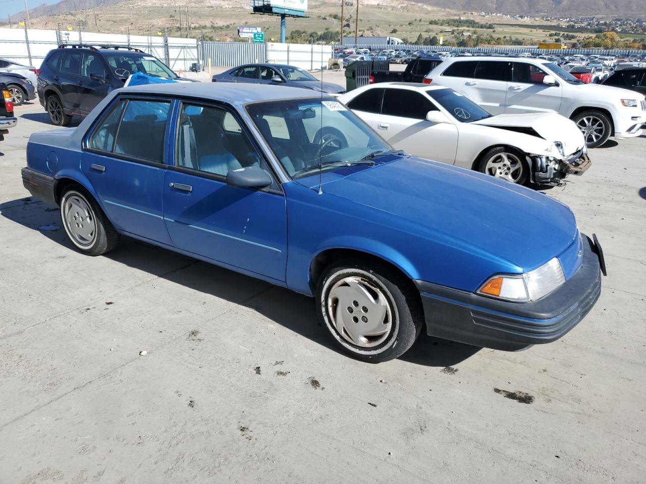 1994 Chevrolet Cavalier Vl Blue vin: 1G1JC5447R7141702