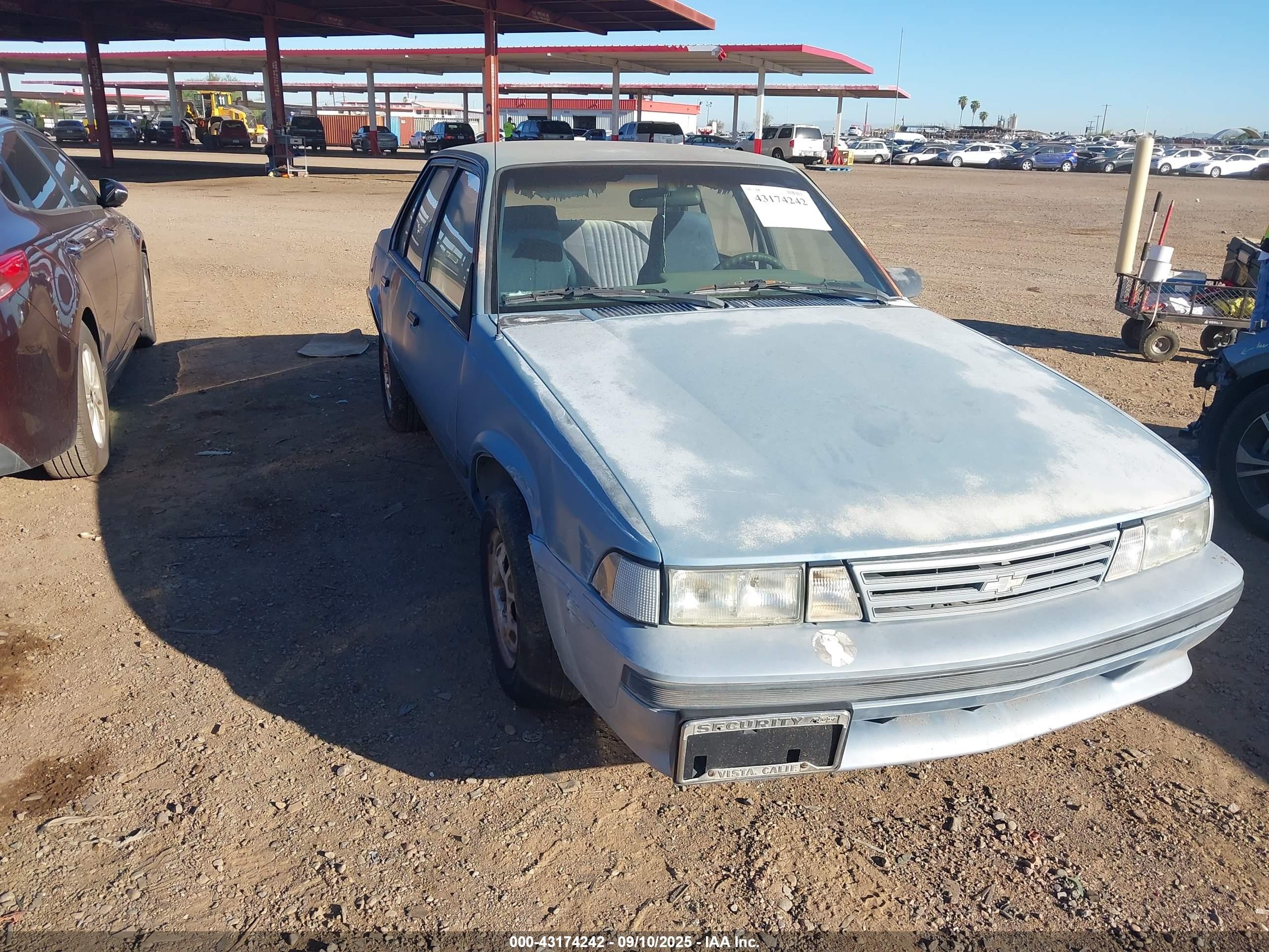 1990 Chevrolet Cavalier Vl Blue vin: 1G1JC54G2LJ295691