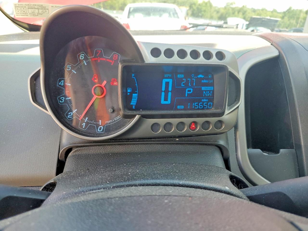 2012 Chev Sonic Burgundy vin: 1G1JC5SB1C4187472