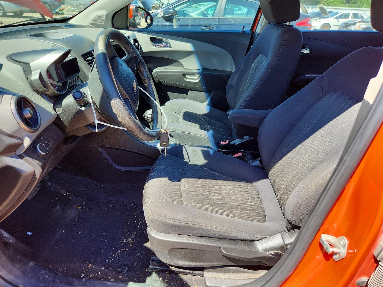 2012 Chevrolet Sonic Lt Orange vin: 1G1JC5SB1C4222897