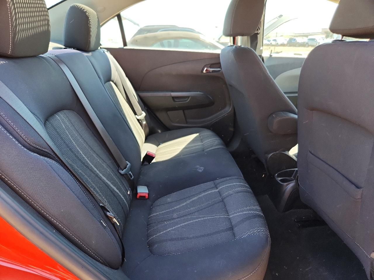 2012 Chevrolet Sonic Lt Orange vin: 1G1JC5SB1C4222897