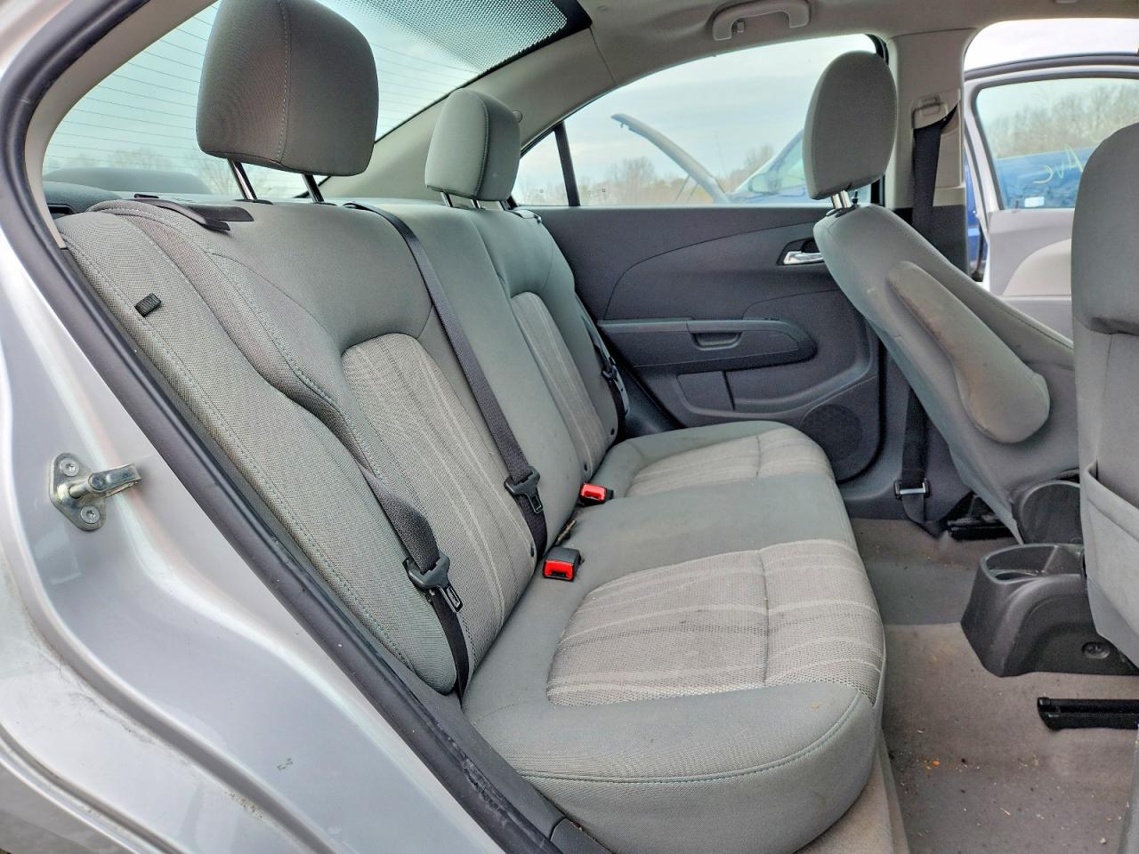 2014 Chevrolet Sonic Lt Silver vin: 1G1JC5SB1E4243560