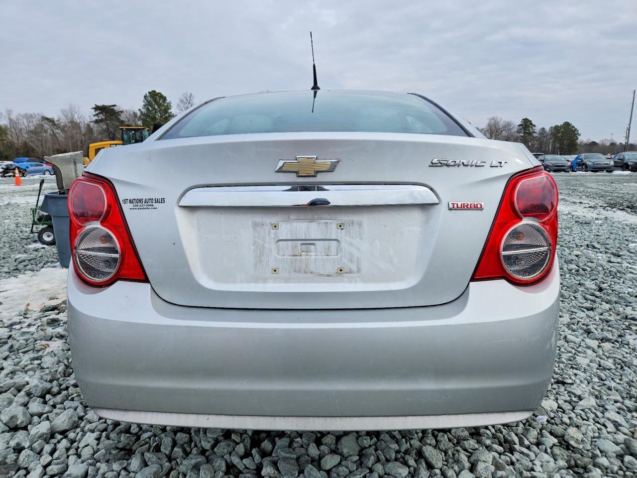 2014 Chevrolet Sonic Lt Silver vin: 1G1JC5SB1E4243560