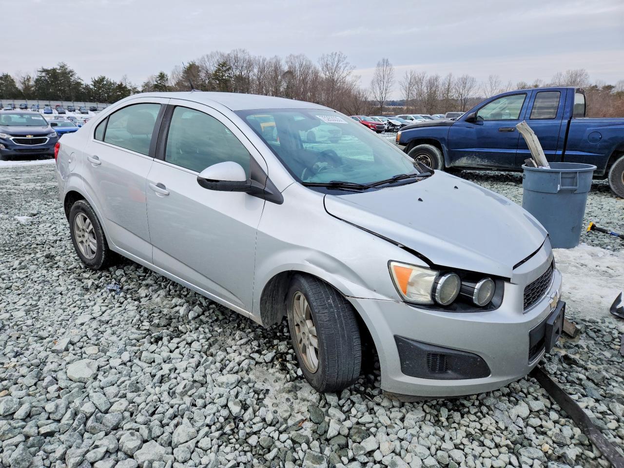 2014 Chevrolet Sonic Lt Silver vin: 1G1JC5SB1E4243560