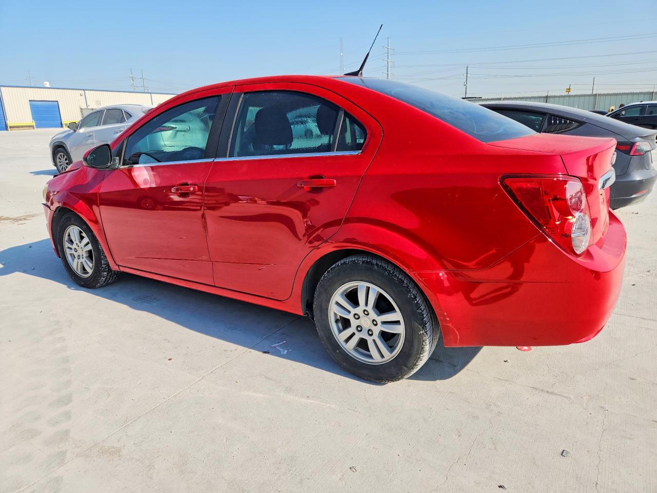2013 Chevrolet Sonic Lt Red vin: 1G1JC5SB2D4138475