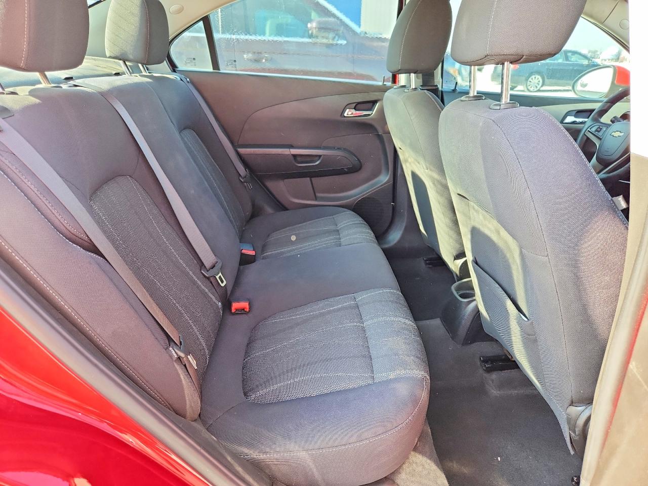2013 Chevrolet Sonic Lt Red vin: 1G1JC5SB2D4138475